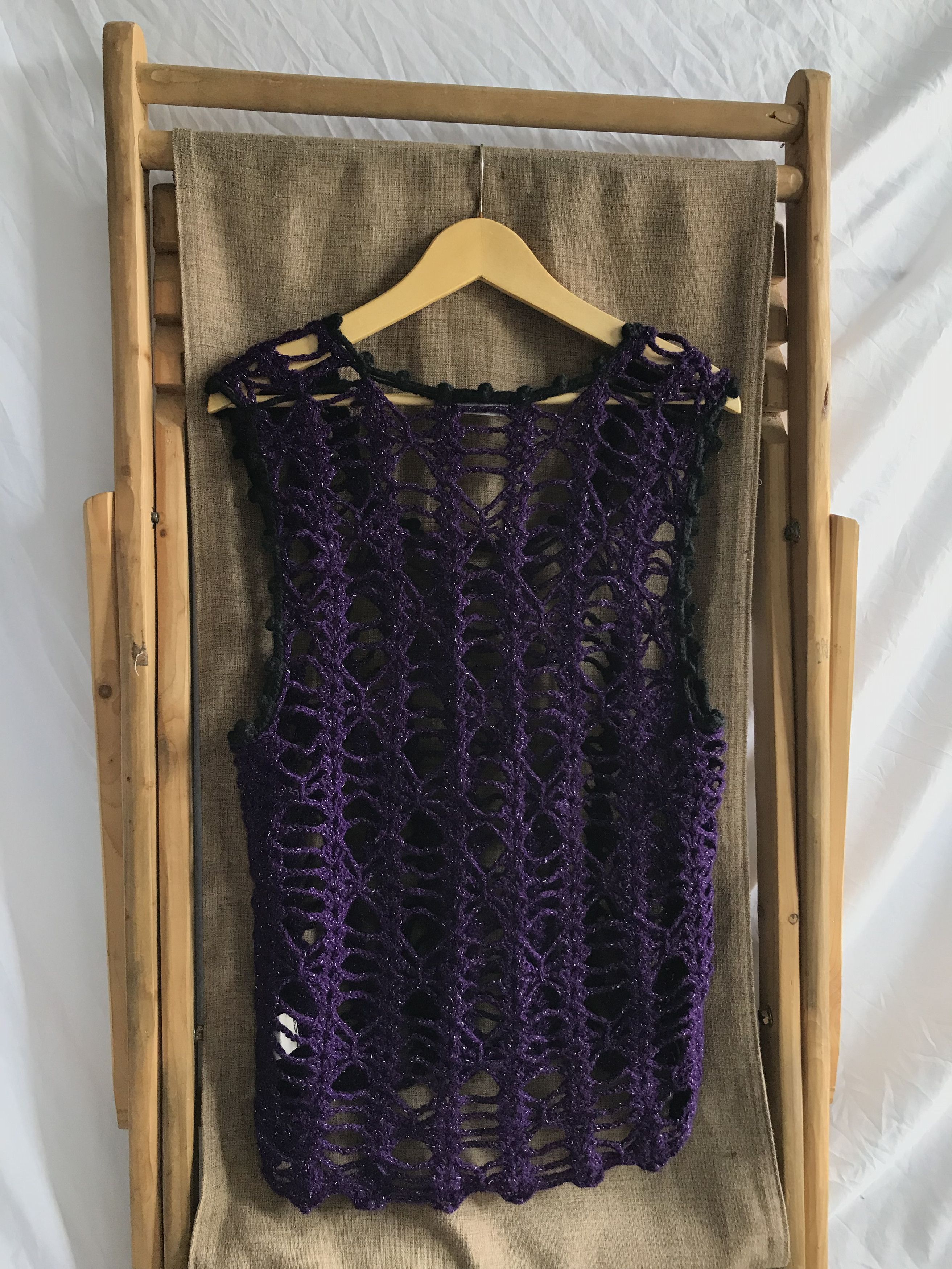 20471120 × Issey Miyake × Japanese Brand World Wide Love Fish Net Tank Tops Size M / US 6-8 / IT 42-44 - 2 Thumbnail