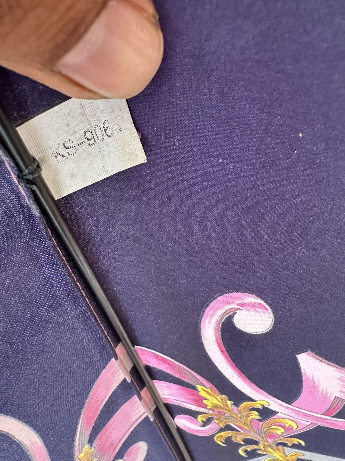 Versace Gianni Versace black and gold umbrella Size ONE SIZE - 6 Thumbnail