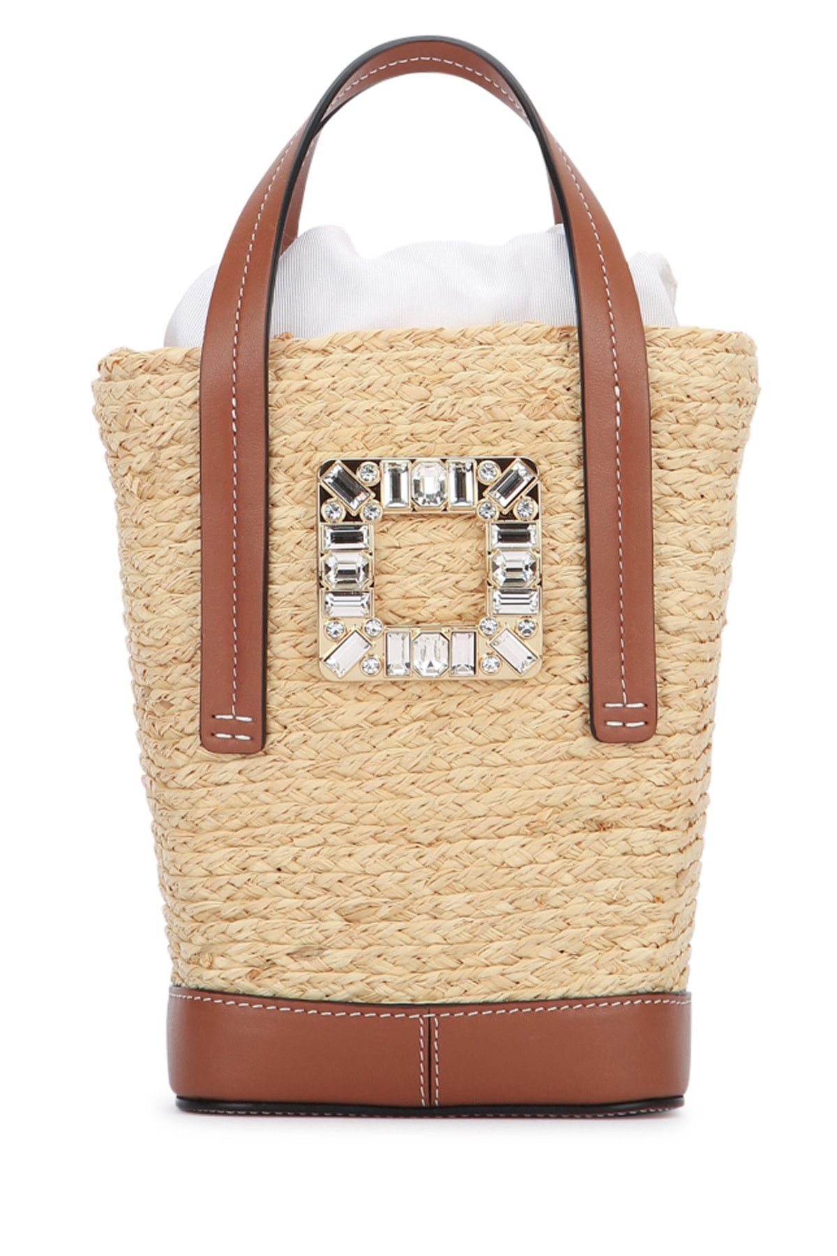 Roger Vivier Rv Skate Straw Flowers Basket Size ONE SIZE - 1 Thumbnail