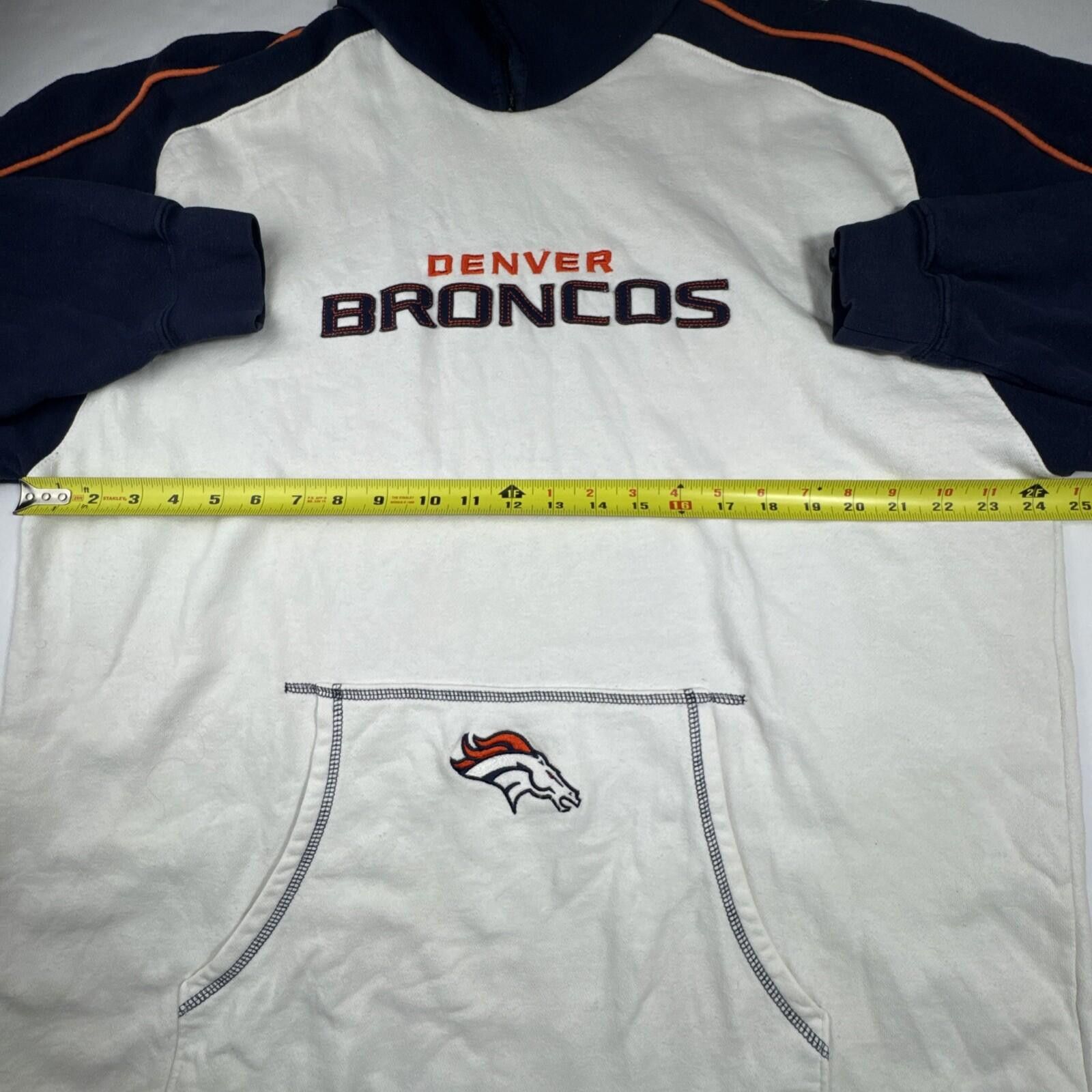 Other NFL Team Apparel Denver Broncos Quarter Zip Sweatshirt Size US M / EU 48-50 / 2 - 3 Thumbnail