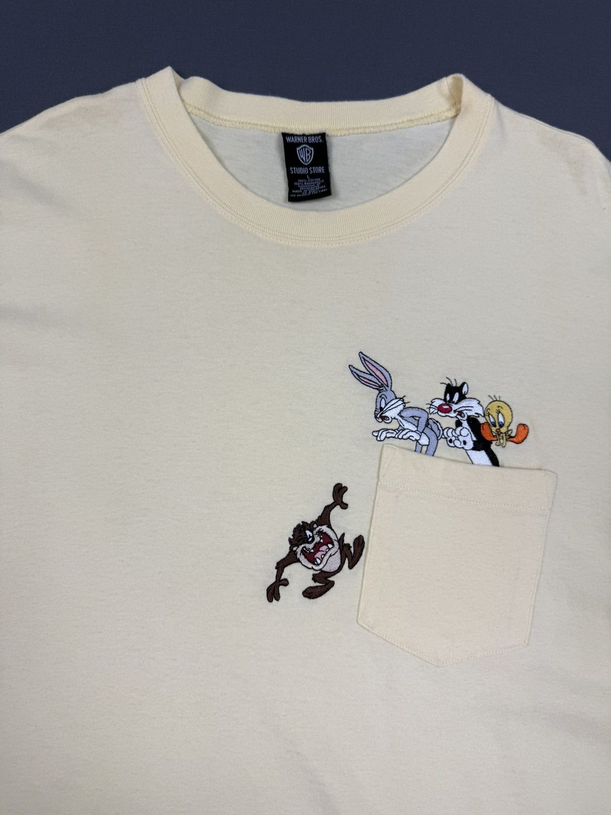 Cartoon Network 1990s Vintage Warner Bros Looney Tunes T Shirt Size US L / EU 52-54 / 3 - 3 Thumbnail