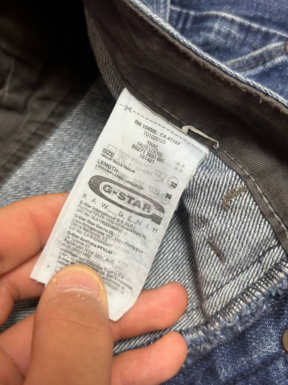 G-Star × Vintage G Star Raw Vintage Elwood Denim Double Knee Pants Jeans Size US 32 / EU 48 - 9 Thumbnail