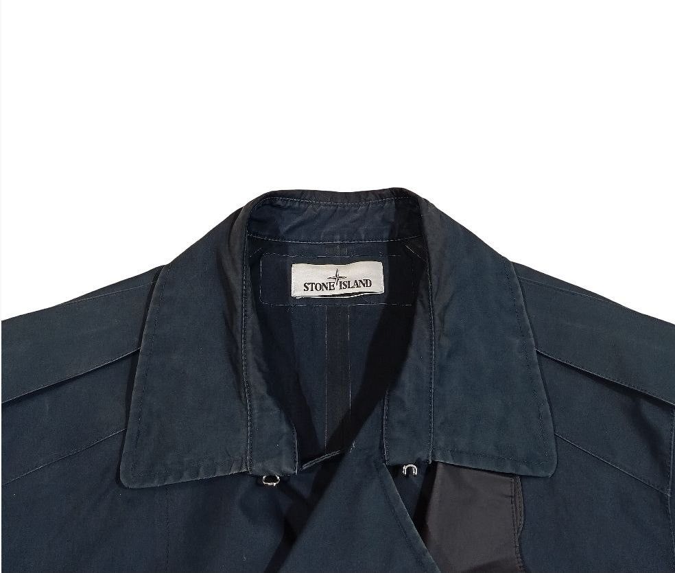 Stone Island Stone Island 2015 Tan 3L Performance Cotton Trench Coat Size US L / EU 52-54 / 3 - 7 Thumbnail