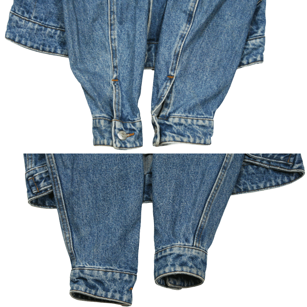 Katharine Hamnett London 90S Denim Trucker Y2K Jacket Vintage Size XL / US 12-14 / IT 48-50 - 8 Thumbnail