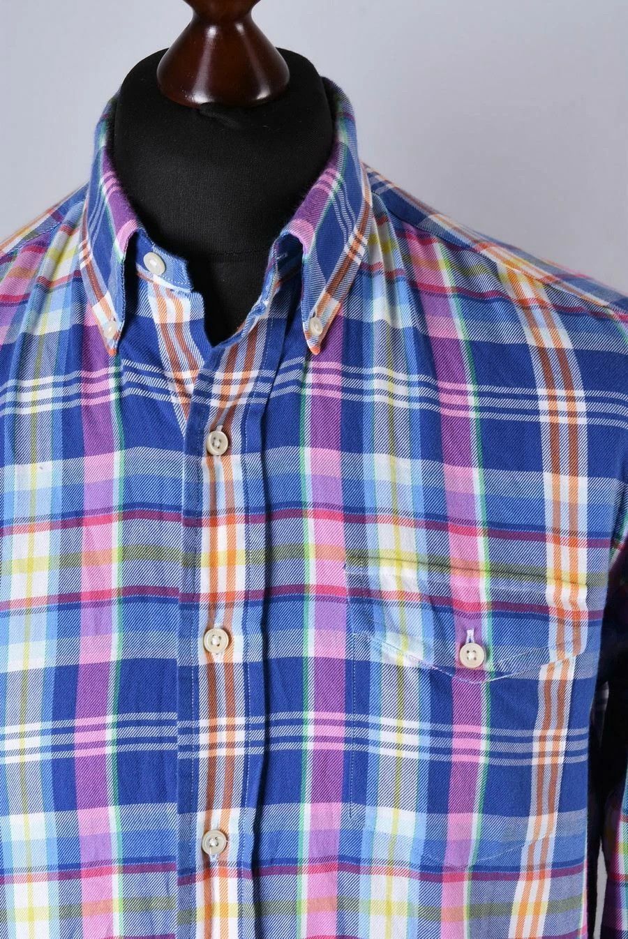 Polo Ralph Lauren Polo Ralph Lauren Plaid Flannel Button Up Shirt Size US M / EU 48-50 / 2 - 2 Thumbnail