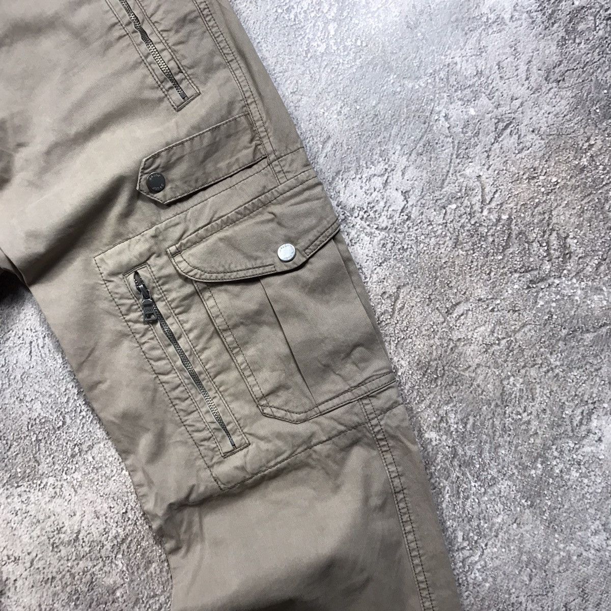 Vintage Vintage 90s Baggy Cargo Pants Parachute Flared Streetwear 34 Size US 34 / EU 50 - 4 Thumbnail