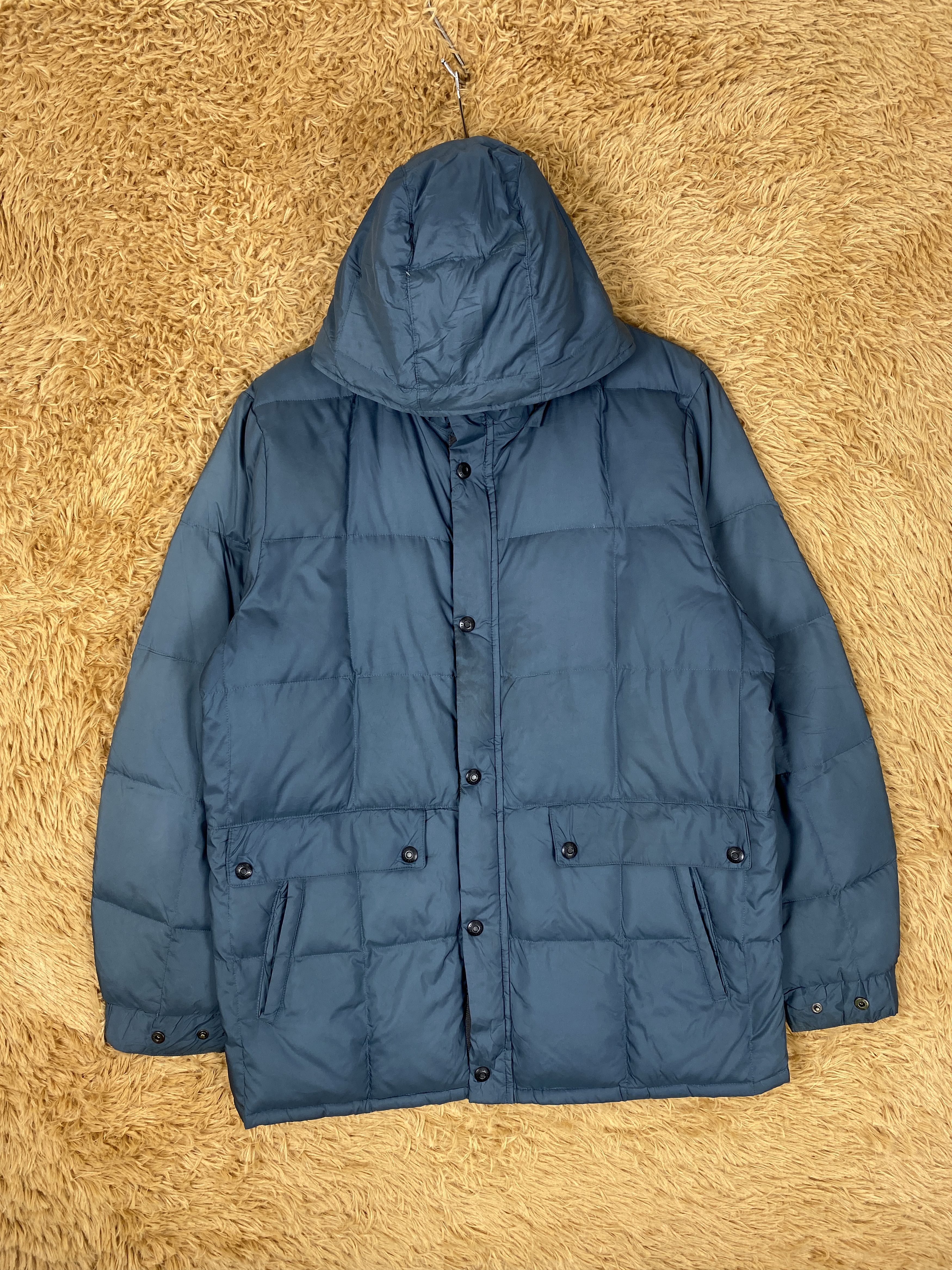 Vintage Simple Life Hoodie Puffer Jacket J2112