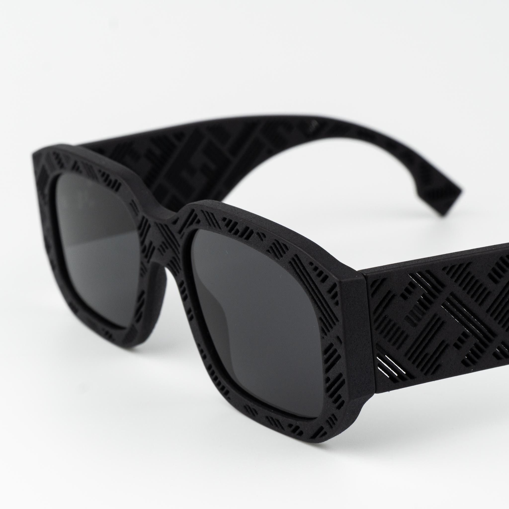 Fendi Fendi SHADOW Men Sunglasses Geometric Matte FE40113I 02A Size ONE SIZE - 5 Thumbnail