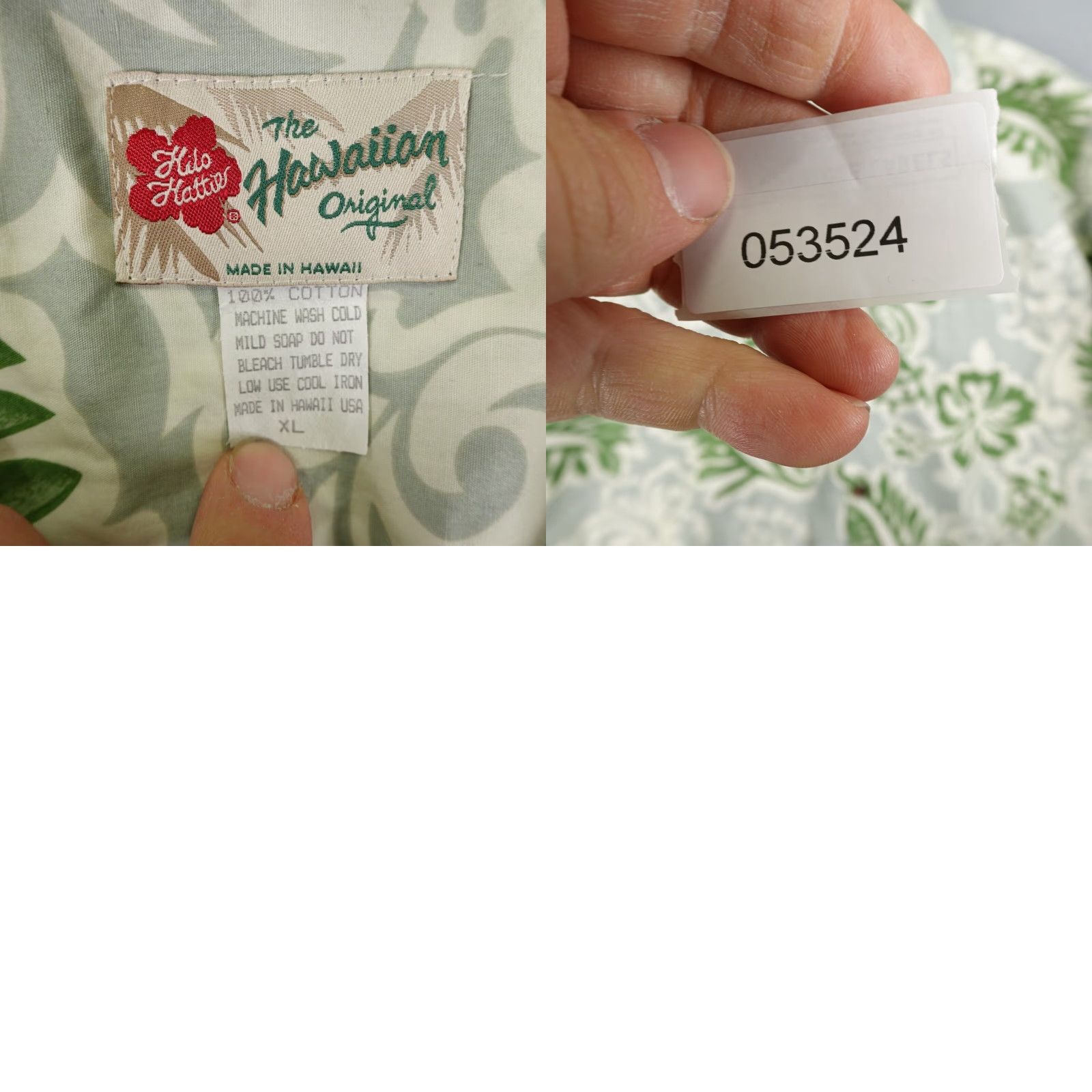 Hilo Hattie VINTAGE Hilo Hattie Shirt Mens XL Green Hawaiian Leaves Turtles Aloha Camp Shirt Size US XL / EU 56 / 4 - 8 Thumbnail