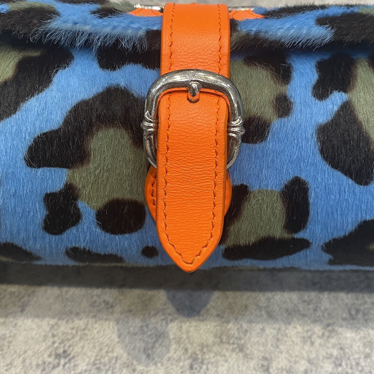 Chrome Hearts CHROME HEARTS Bag Jewelry Roll Lihr Blue Cheetah Size ONE SIZE - 3 Thumbnail