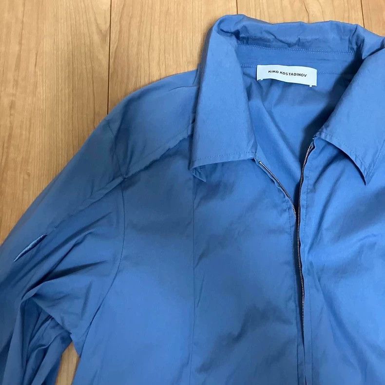 Kiko Kostadinov Kiko Kostadinov Blue Trench Coat 2506-Nextarrow Size US M / EU 48-50 / 2 - 4 Thumbnail