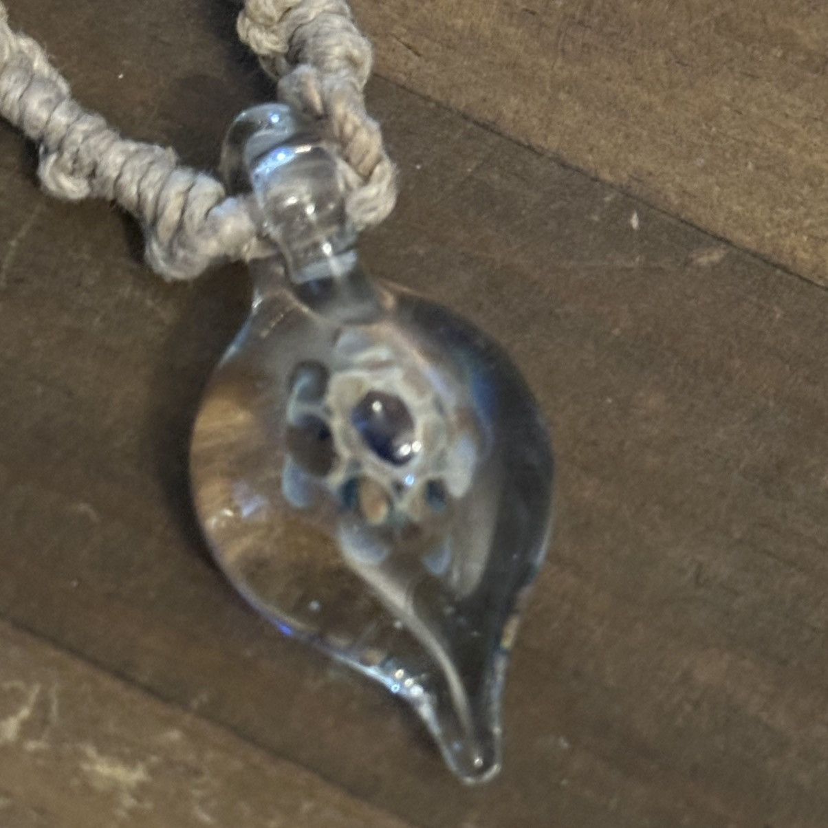 Other Twisted hemp lampwork pendant necklace Size ONE SIZE - 5 Thumbnail