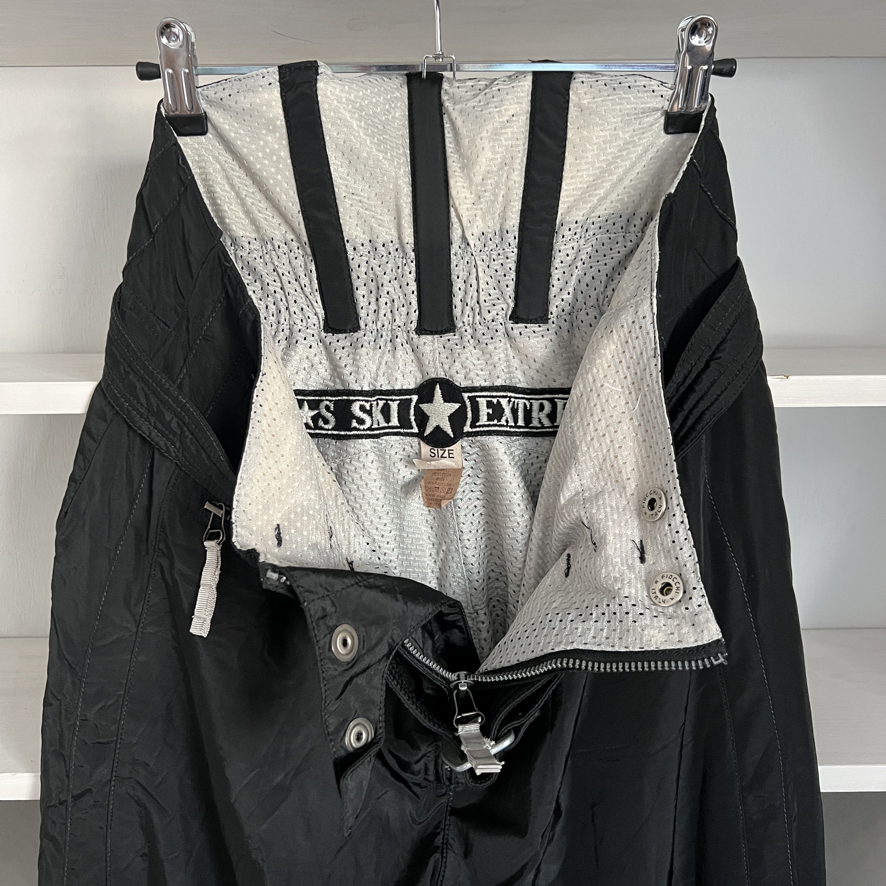 Japanese Brand Women's JET SET EXTREME Vintage Ski Black Pants Size 5 Size 31" - 8 Thumbnail