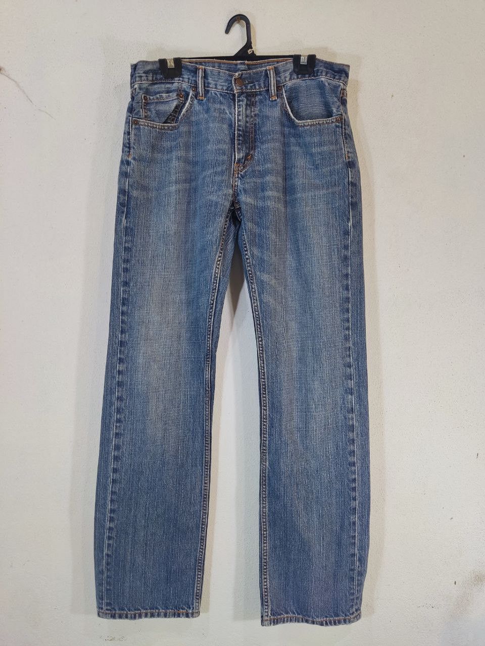 Levi's levis 559 relaxed straight distressed denim Size US 35 - 2 Thumbnail