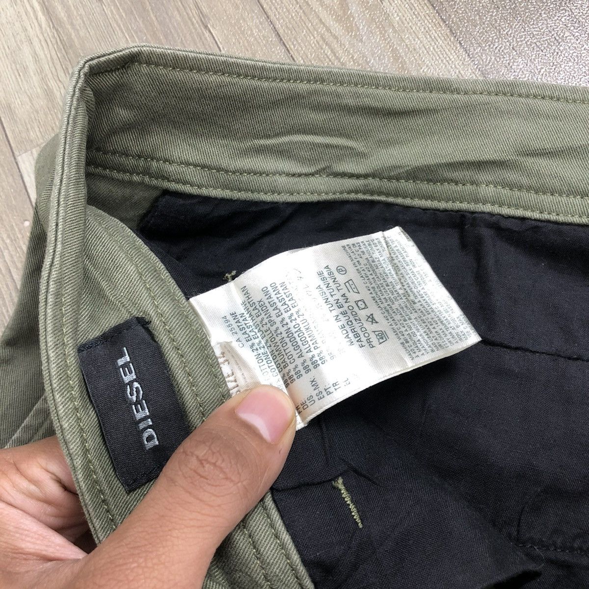 Diesel 2000s Diesel Industry OG Military Cargo Pants Size US 34 / EU 50 - 12 Thumbnail