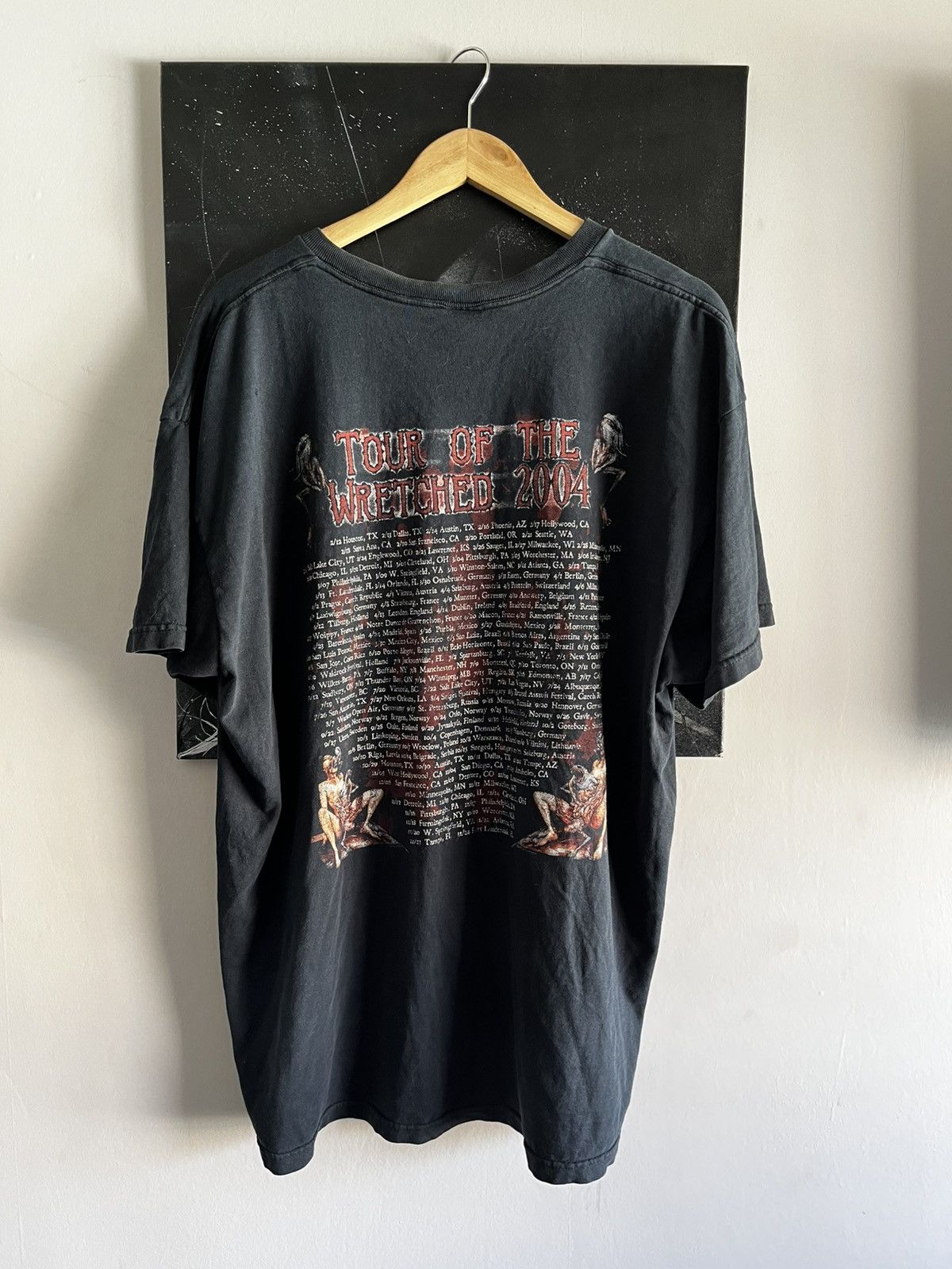Band Tees Cannibal corpse wretched spawn tour 04’s Size US XXL / EU 58 / 5 - 2 Thumbnail