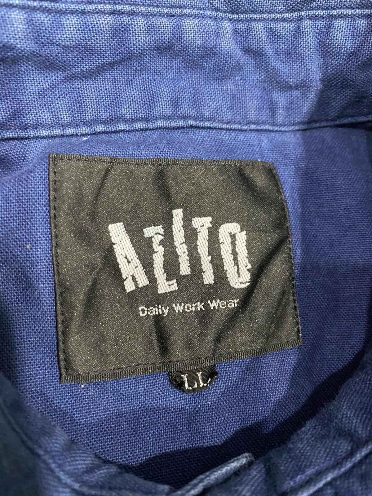 Vintage Rare AZITO Work Wear Button Shirt Size US L / EU 52-54 / 3 - 17 Thumbnail