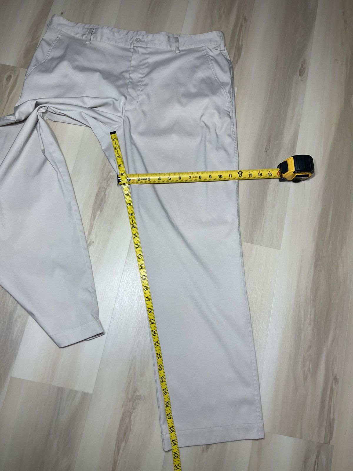 Nike Nike Golf Men's FitDry Pants 36x32 Khaki Beige Flat Front Size US 36 / EU 52 - 6 Thumbnail