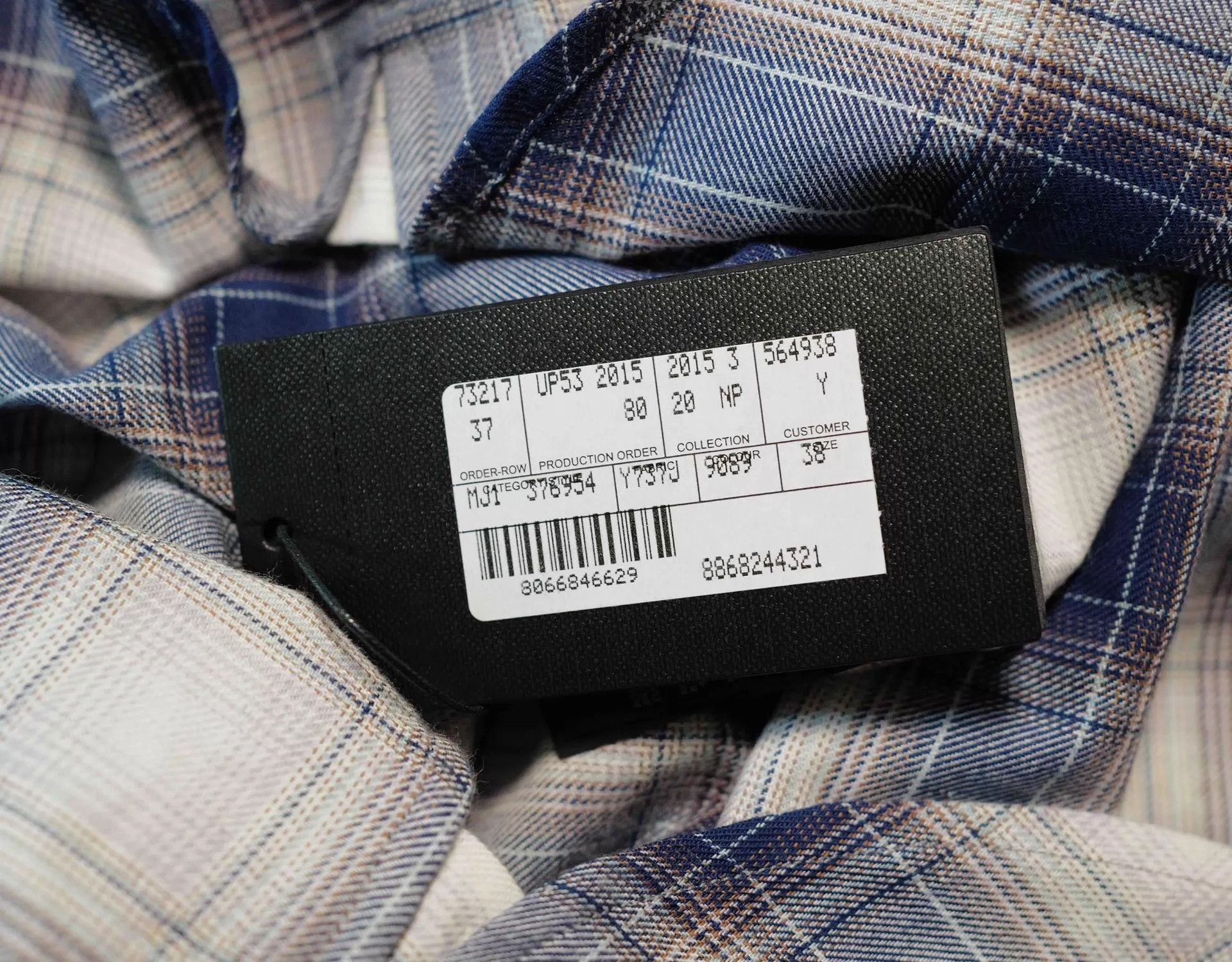 Saint Laurent Paris Saint Laurent 15AW Plaid Shirt 38 Size US S / EU 44-46 / 1 - 4 Thumbnail
