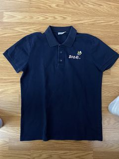 Dior kaws hotsell polo shirt