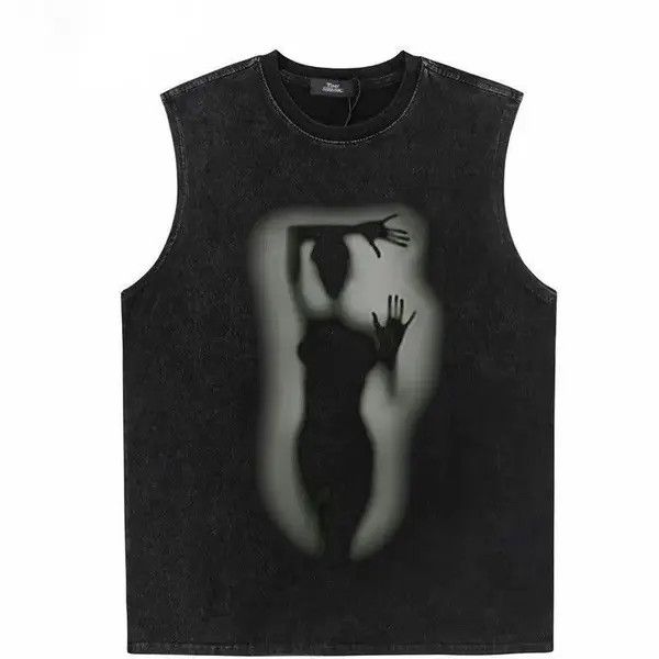 VIBE 90s Design Printed Vintage Tank Top T-Shirt Size US M / EU 48-50 / 2 - 7 Thumbnail