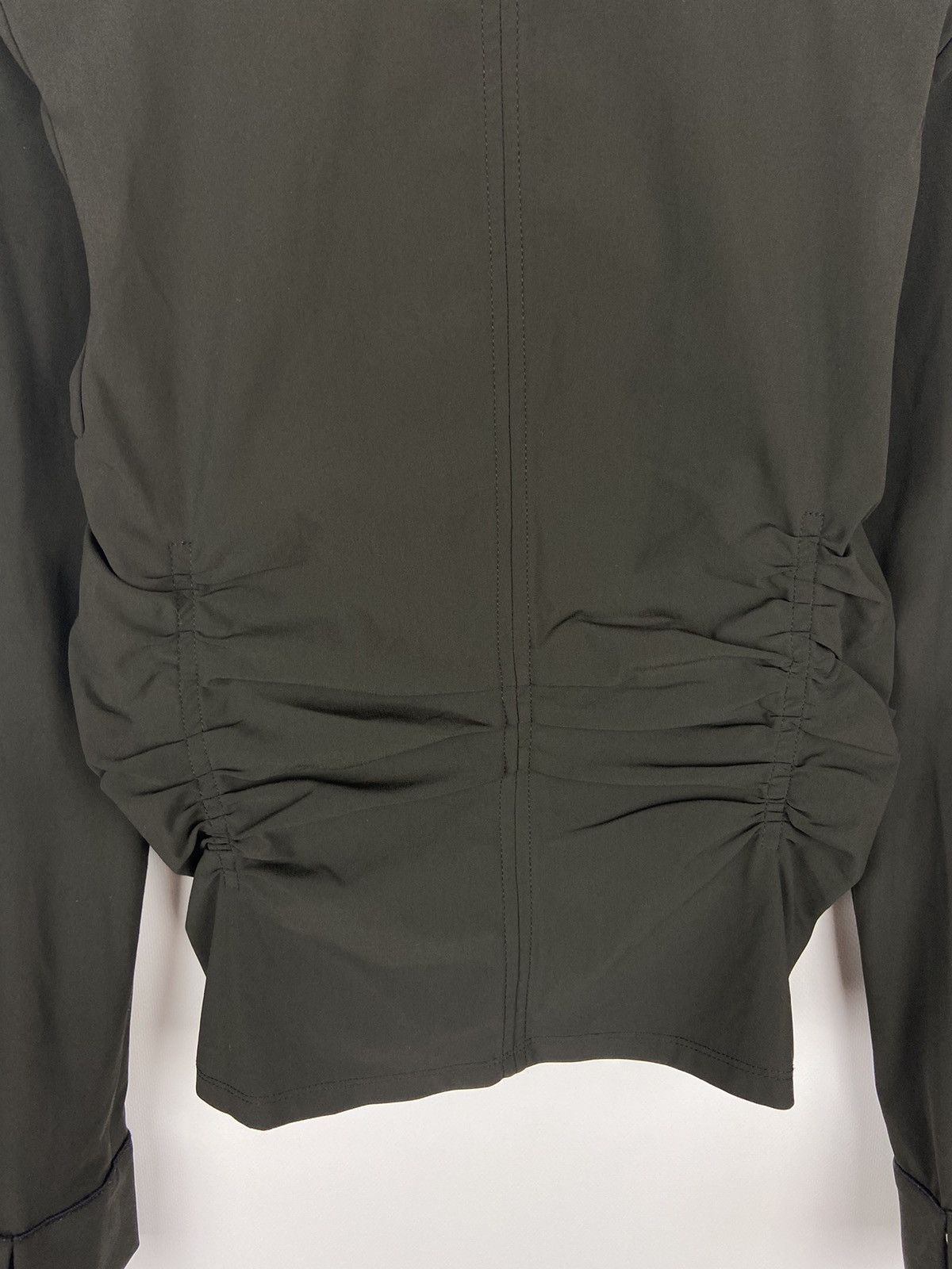 Designer × Marithe + Francois Girbaud Marithe Francois Girbaund Avant-Garde Khaki Zip Jacket Size M / US 6-8 / IT 42-44 - 19 Thumbnail