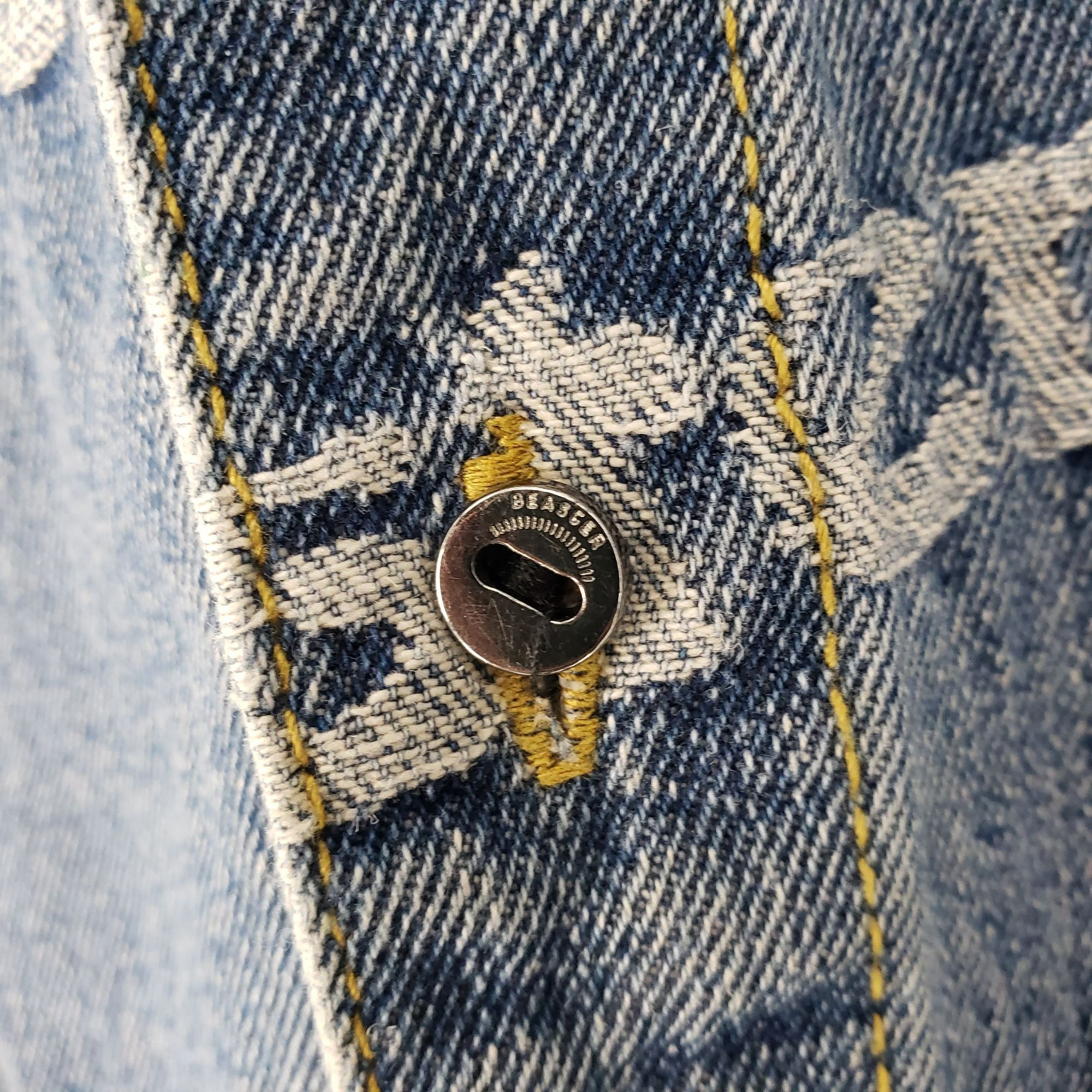 Grateful Dead Beaster x Grateful Dead Dancing Bear Denim Trucker Jean Jack Size US S / EU 44-46 / 1 - 8 Thumbnail