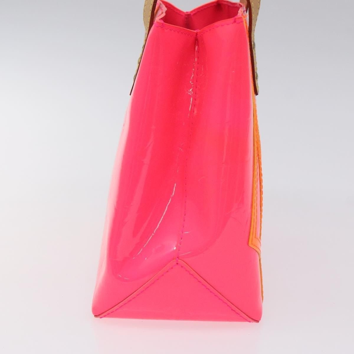 Louis Vuitton Louis Vuitton Monogram Vernis Fluo Reade PM Handbag Red Size ONE SIZE - 11 Thumbnail