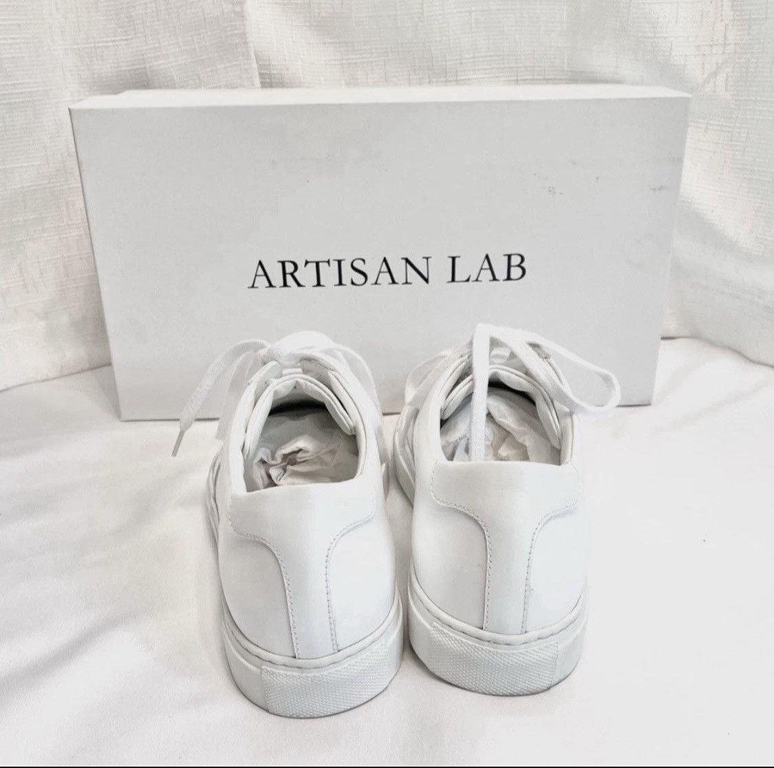 Other Artisan Lab Classic White Leather Sneakers Size 38 EU Size US 8 / IT 38 - 4 Thumbnail