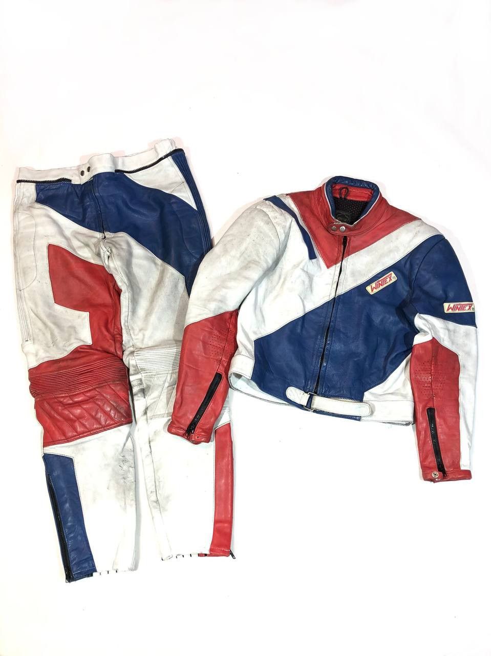 Other Wintex Vintage 80s Leather Overall Racing Moto Size US L / EU 52-54 / 3 - 1 Thumbnail