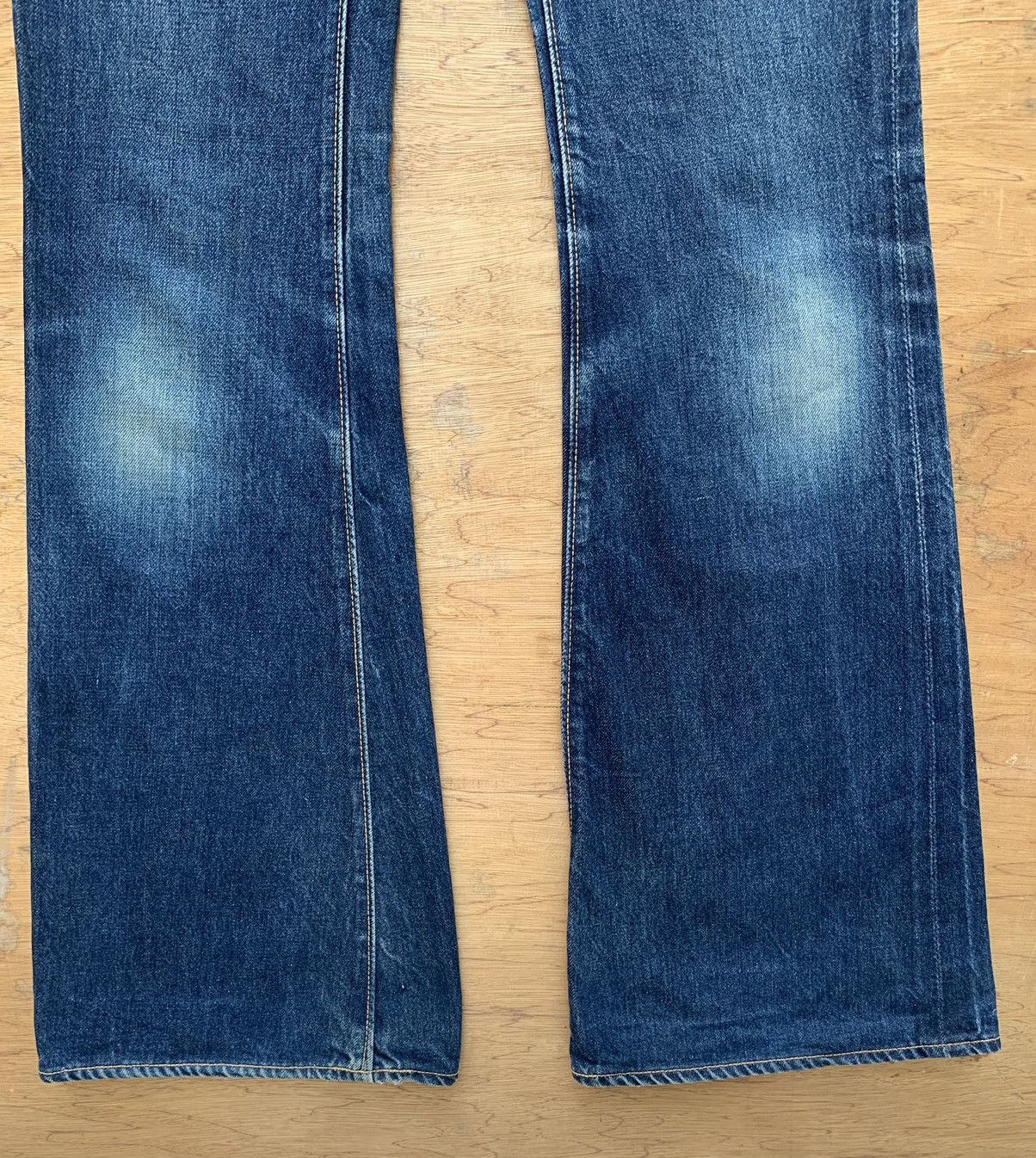 Edwin × Vintage Vintage Edwin Super Flare Bush Pant Bell Bottom Denim Size US 28 / EU 44 - 9 Thumbnail