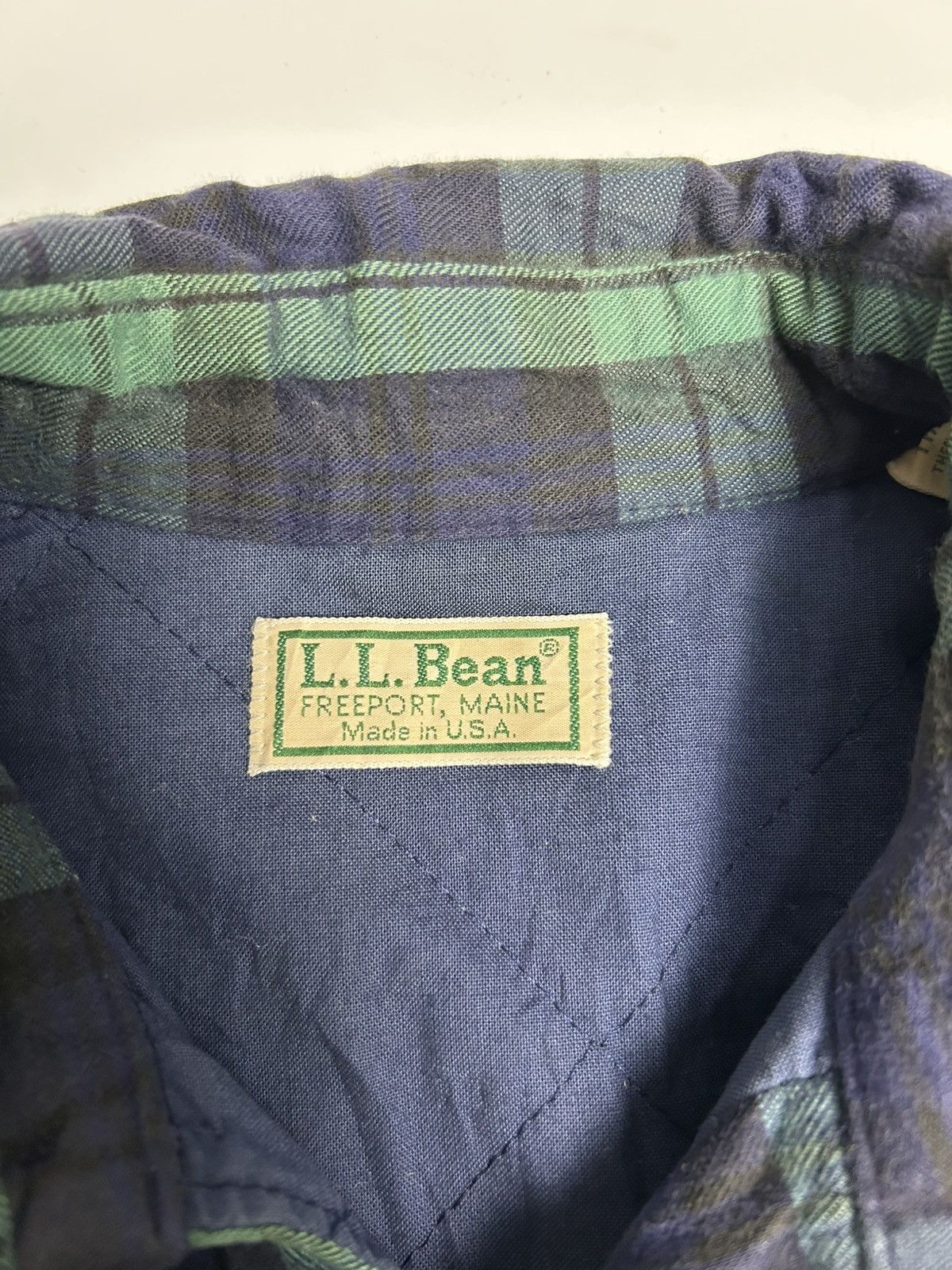 L.L. Bean L.L BEAN CHECKERED FLANEL BUTTON UP COLLAR SHIRT Size US S / EU 44-46 / 1 - 6 Thumbnail
