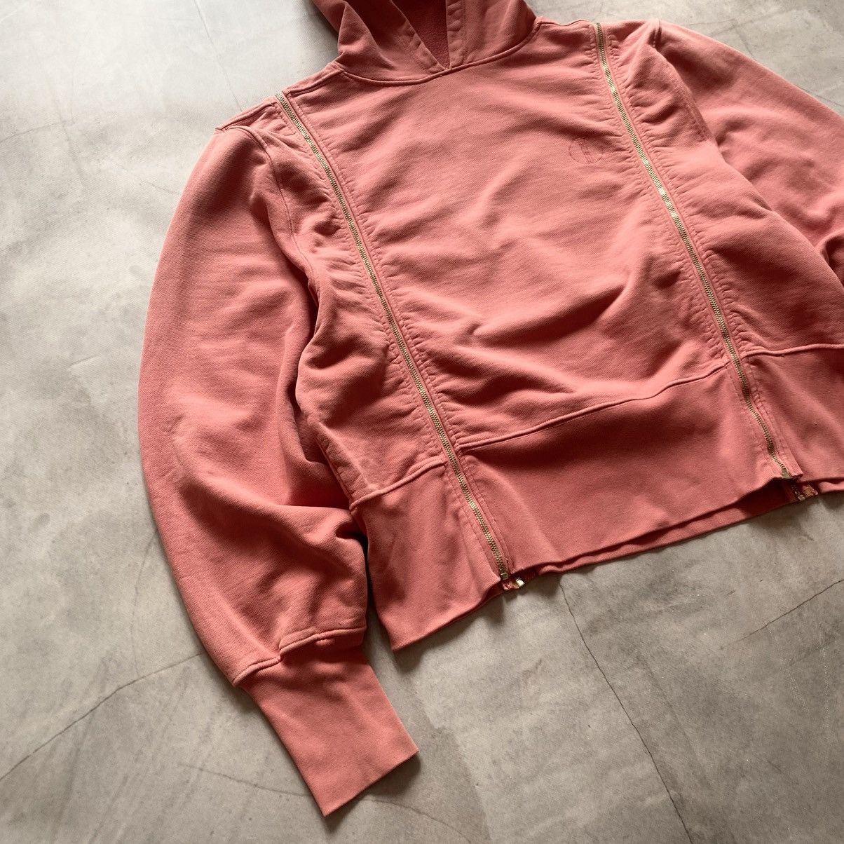 Hysteric Glamour TRE by Natalie Ratabesi Boxy Hoodie Zip-Off Sleeves RRP 699£ Size L / US 10 / IT 46 - 2 Thumbnail
