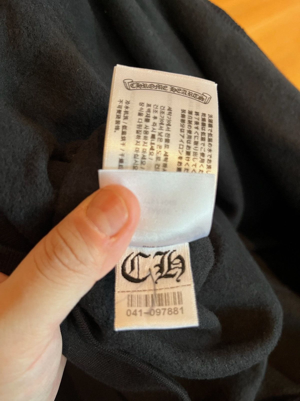 Chrome Hearts Chrome Hearts black blue vertical print hoodie Size US L / EU 52-54 / 3 - 7 Thumbnail