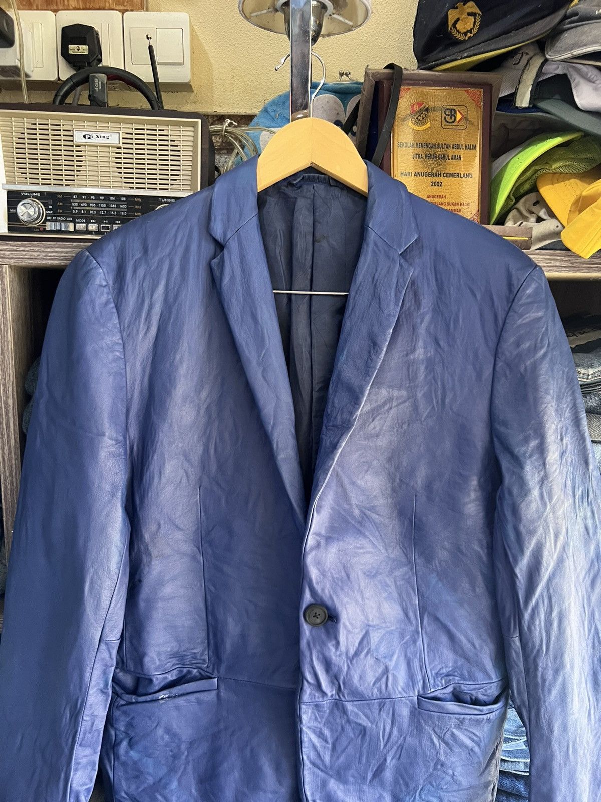 Calvin Klein 🔥Blue Calvin Klein Blazer Size 38R - 4 Thumbnail