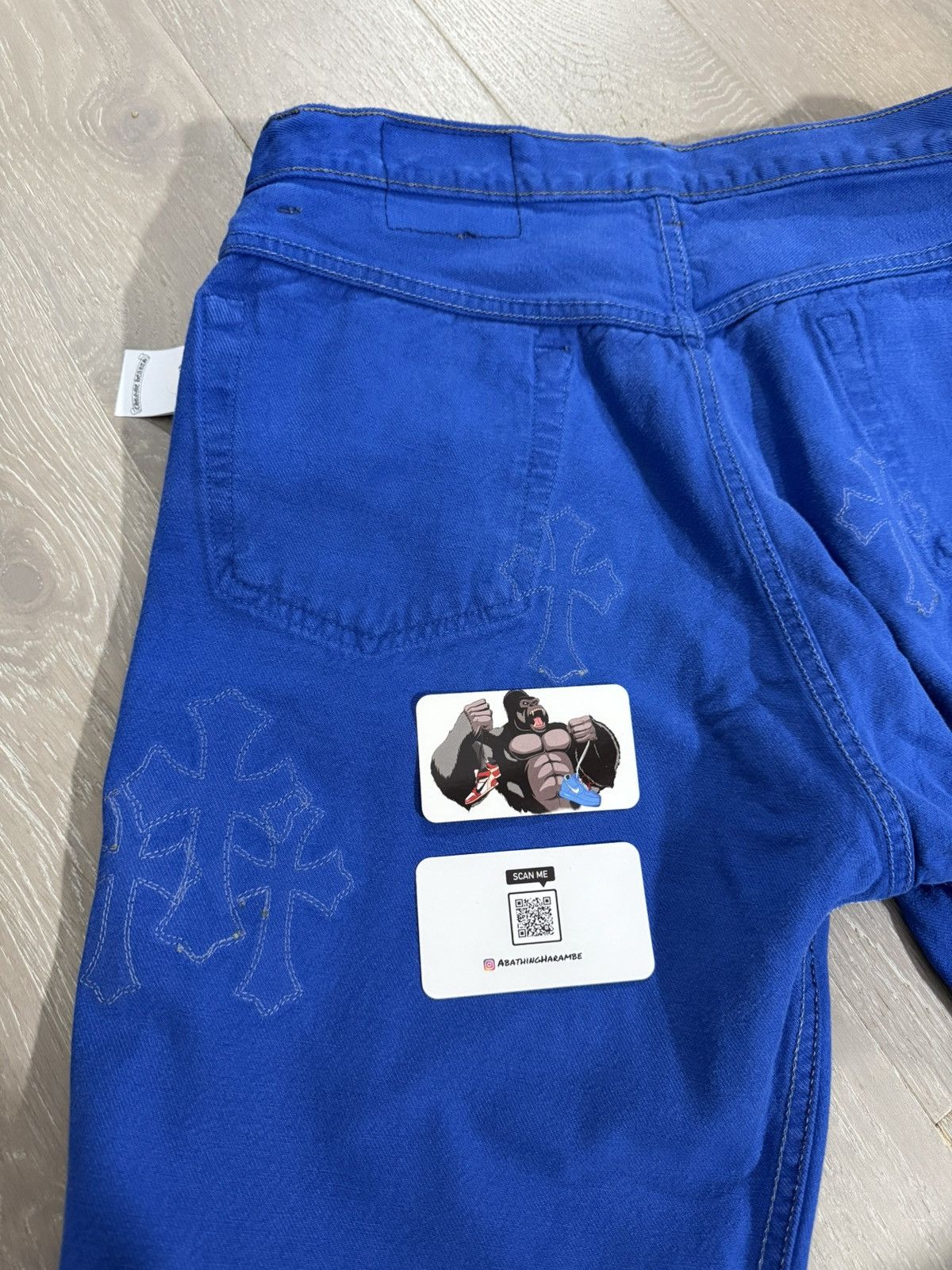 Chrome Hearts Chrome Hearts London Exclusive Levi’s Cross Patch Jeans Size US 32 / EU 48 - 14 Thumbnail