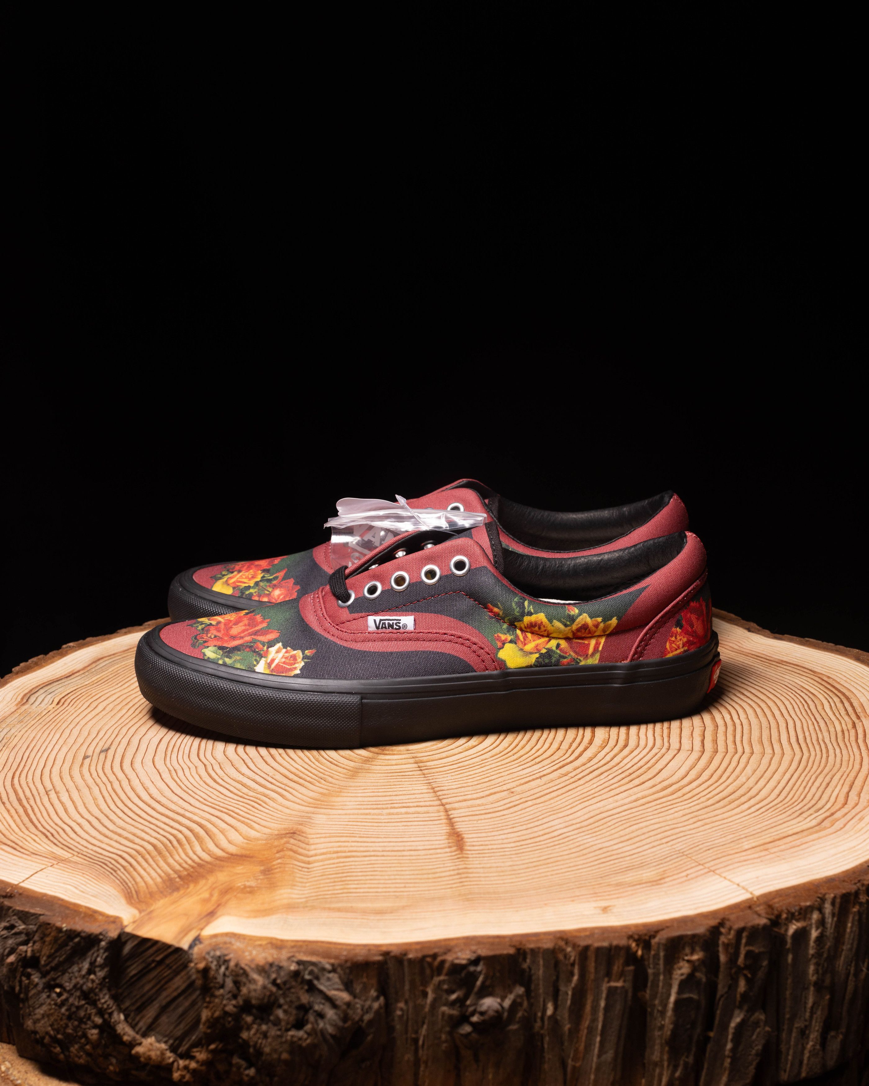 Vans Era Supreme Jean Paul Gaultier Burgundy