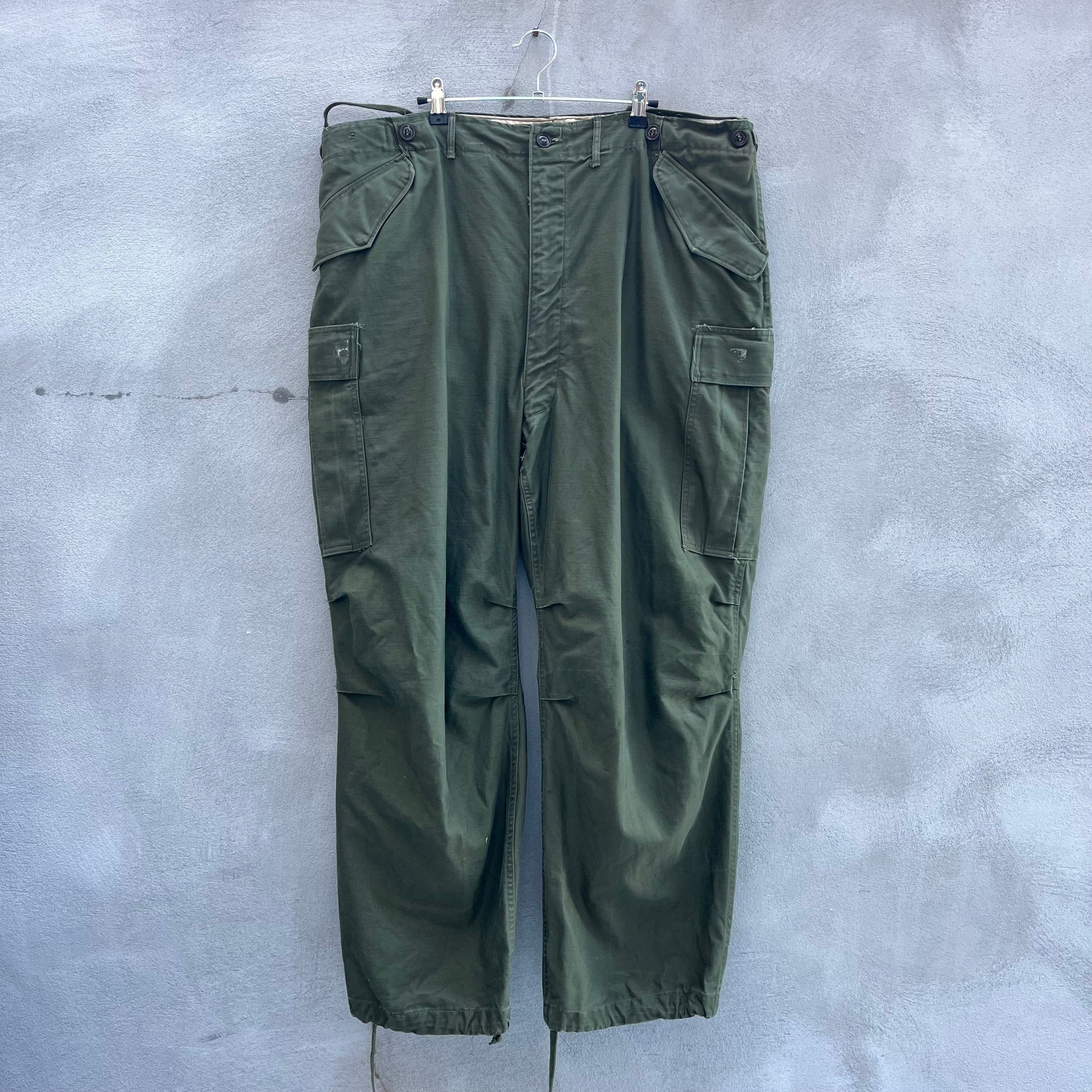 image of Made In USA x Military M51 Us Military Cargo Field Pants in Olive Green, Men's (Size 38)