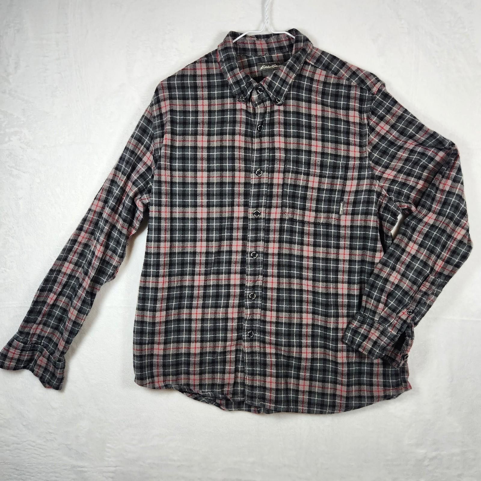 Eddie Bauer Eddie Bauer Multicolor Plaid Flannel Shirt Size L Size US L / EU 52-54 / 3 - 1 Thumbnail