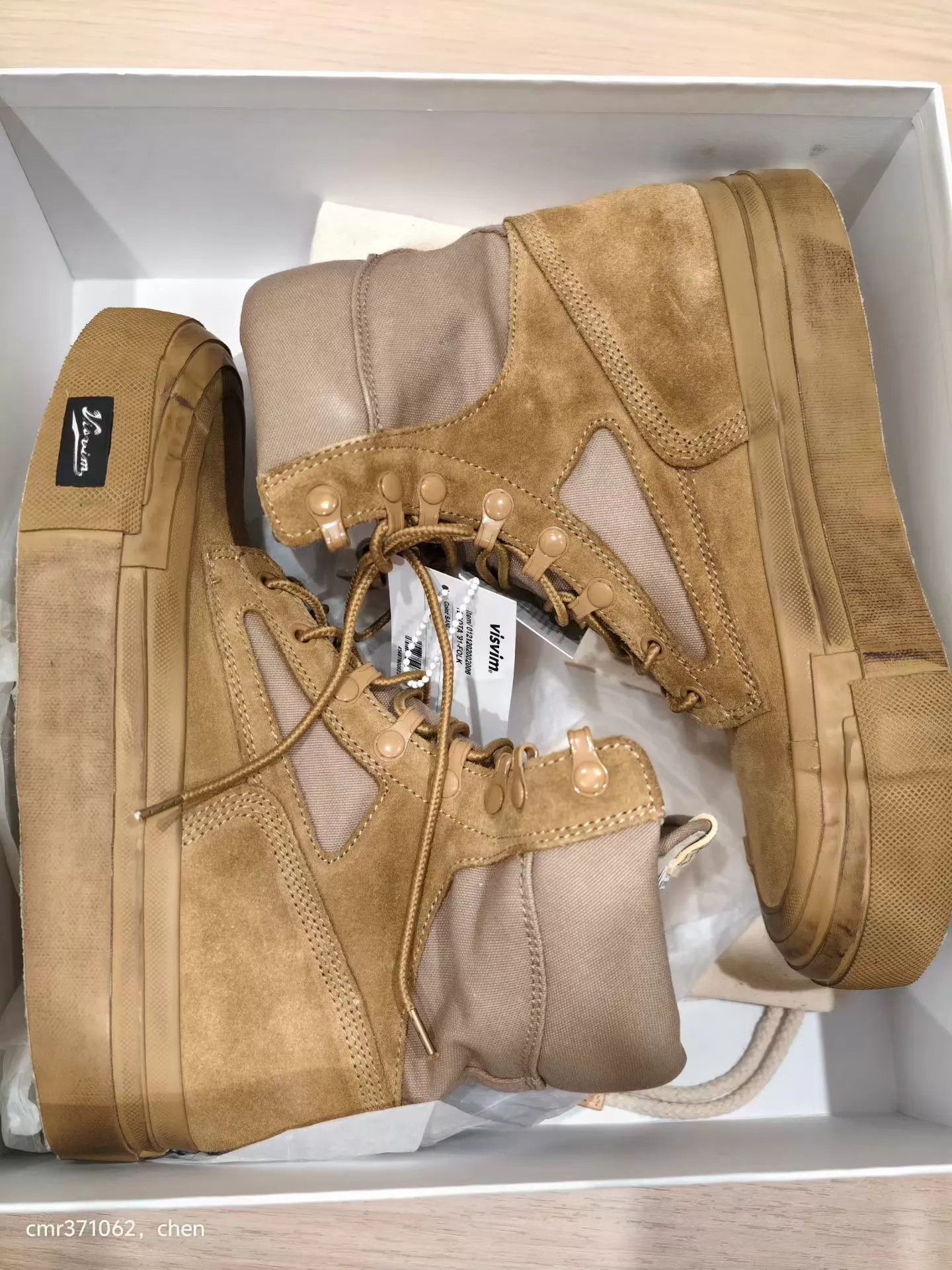 Visvim VISVIM 21AW TESOTA '91-FOLK Sand 9 Desert Boot Size US 9 / EU 42 - 8 Thumbnail