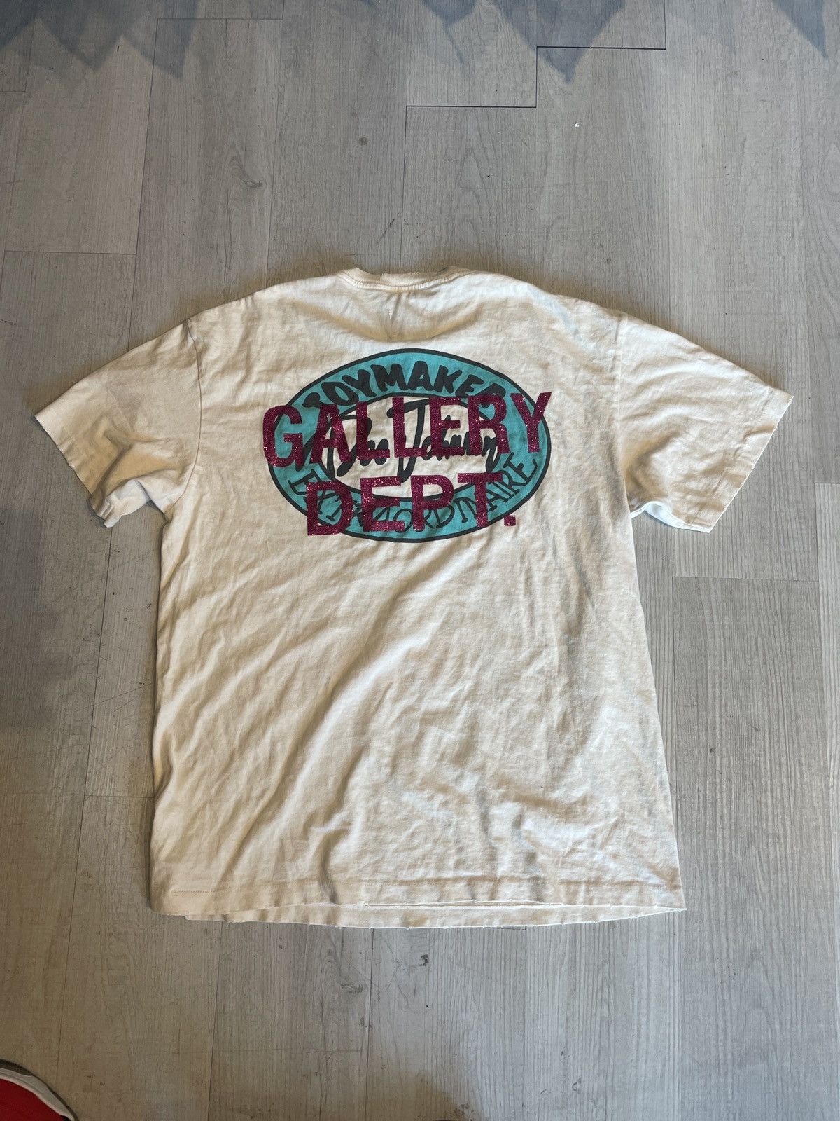 Gallery Dept. Gallery Dept. Dead Batteries T-Shirt Cream M Size US M / EU 48-50 / 2 - 2 Thumbnail