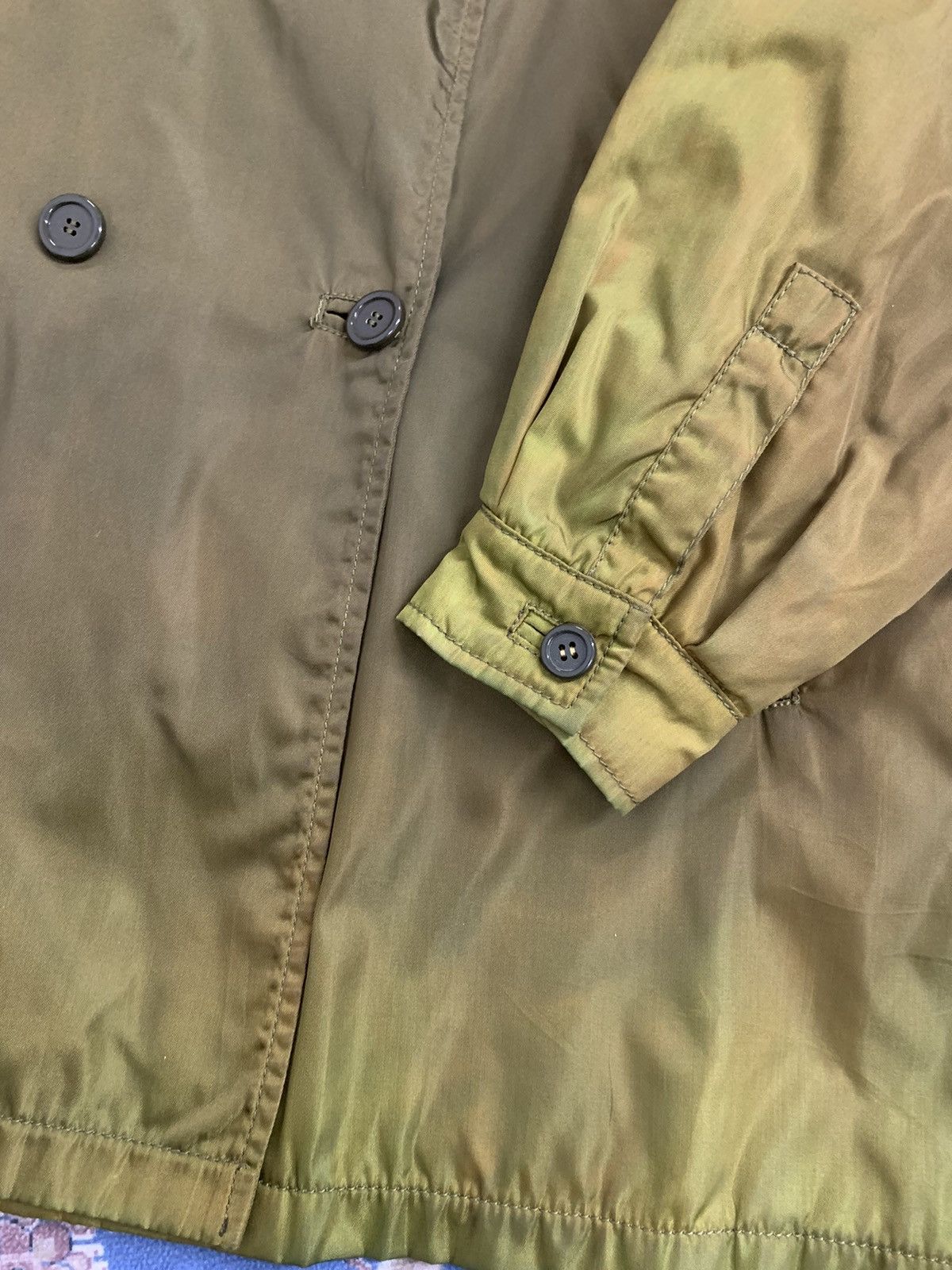 Prada Vintage Nylon Insulated Belted Trench Coat Jacket Size US L / EU 52-54 / 3 - 8 Thumbnail