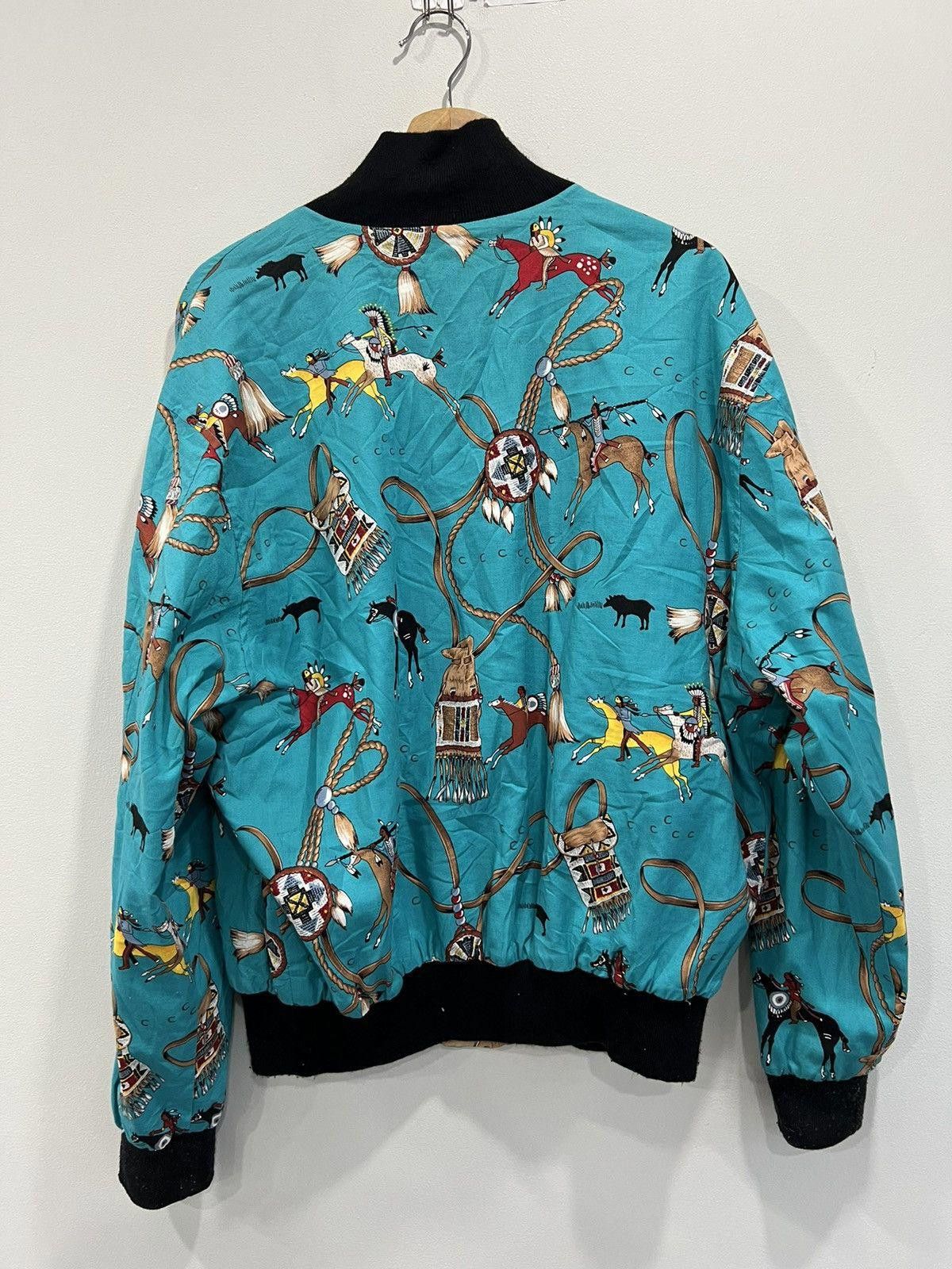 Vintage Vintage Reversible Equestrian Horses All Over Print Jacket Size US XL / EU 56 / 4 - 7 Thumbnail
