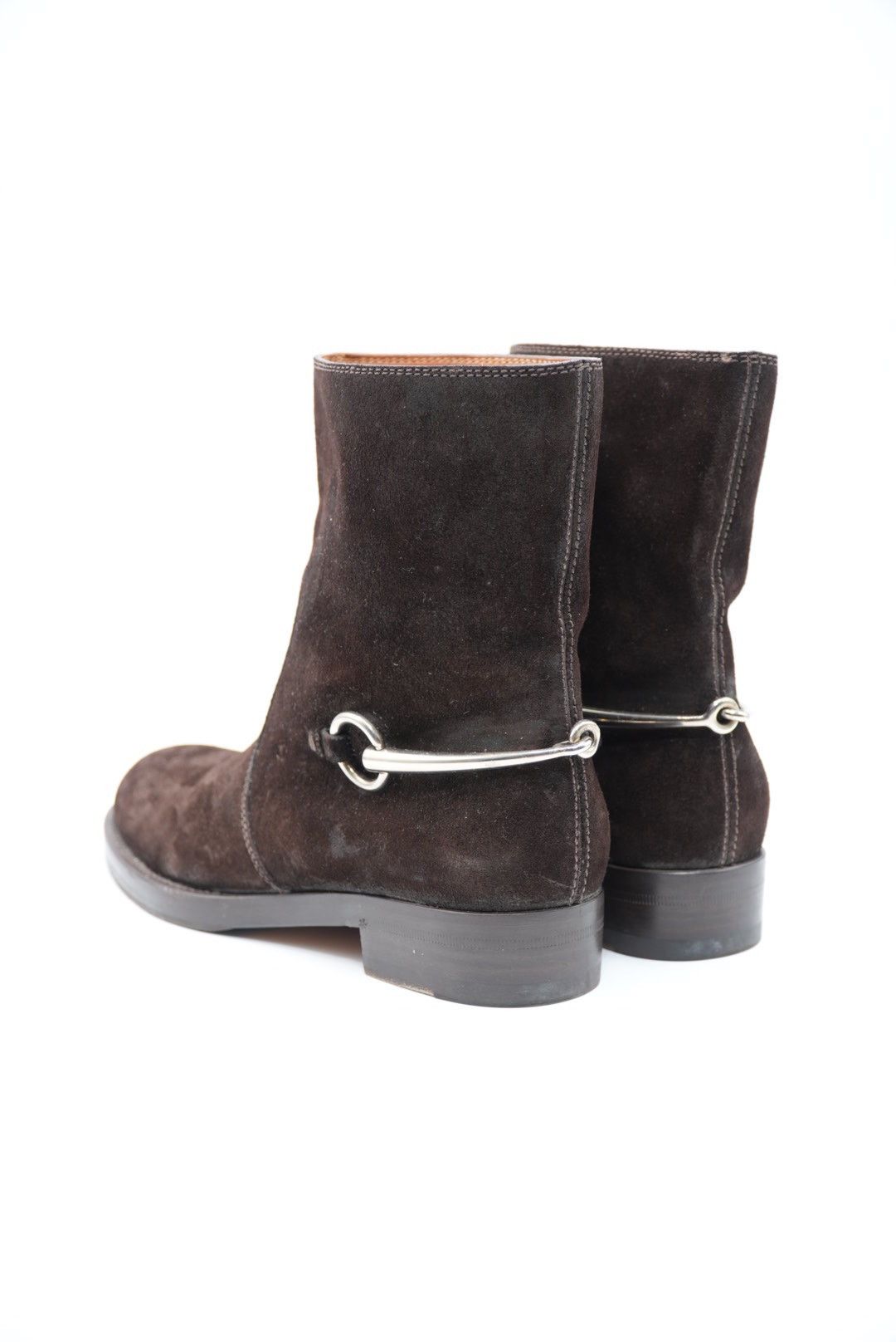 Gucci Gucci by tom ford Brown Suede Horsebit Ankle Boots Size US 6 / EU 39 - 5 Thumbnail