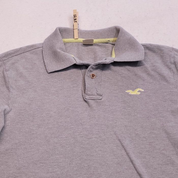 Yellow hollister clearance polo shirt