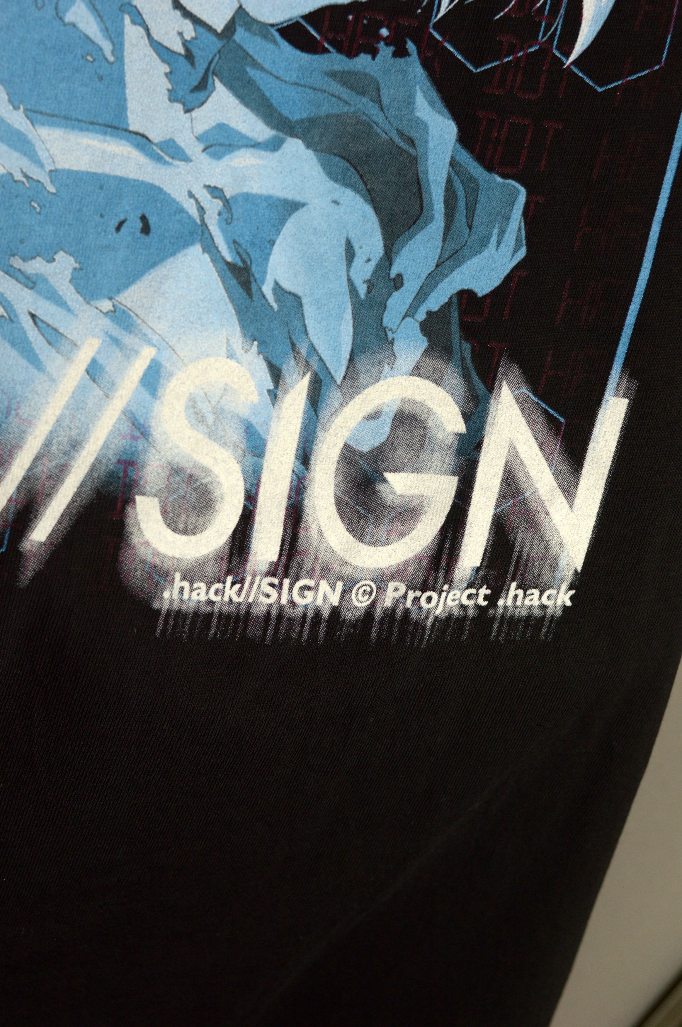 Vintage Vintage Hack Sign 2002 t shirt Size US XL / EU 56 / 4 - 6 Thumbnail