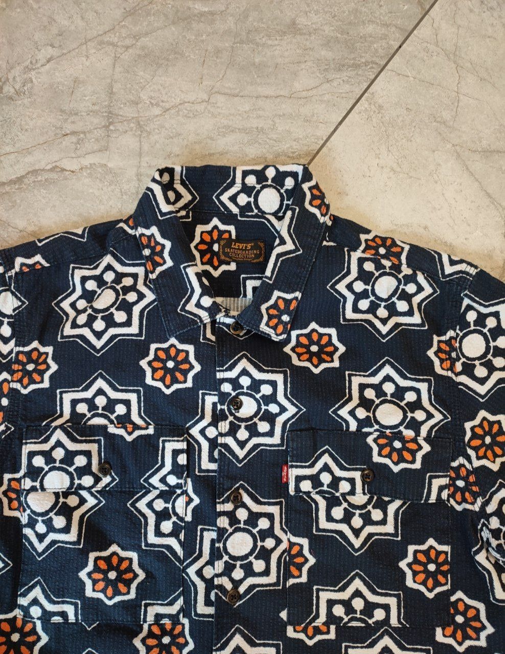 Levi's Levis Skateboarding collection Shirt short slevee navy Size US S / EU 44-46 / 1 - 4 Thumbnail