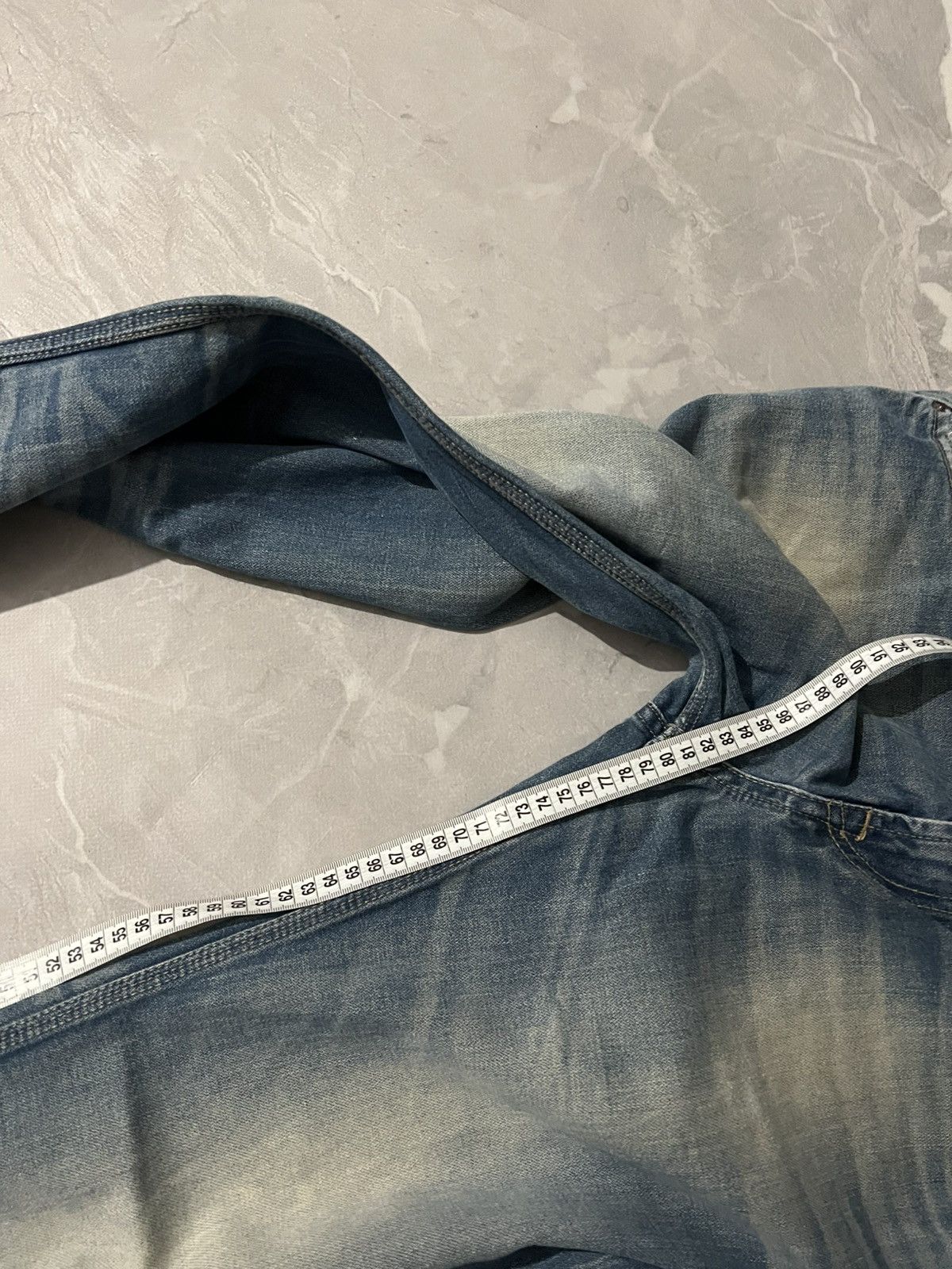 Japanese Brand Faded Patina Glamour Jean / Heavy Distressed Style Size US 34 / EU 50 - 9 Thumbnail