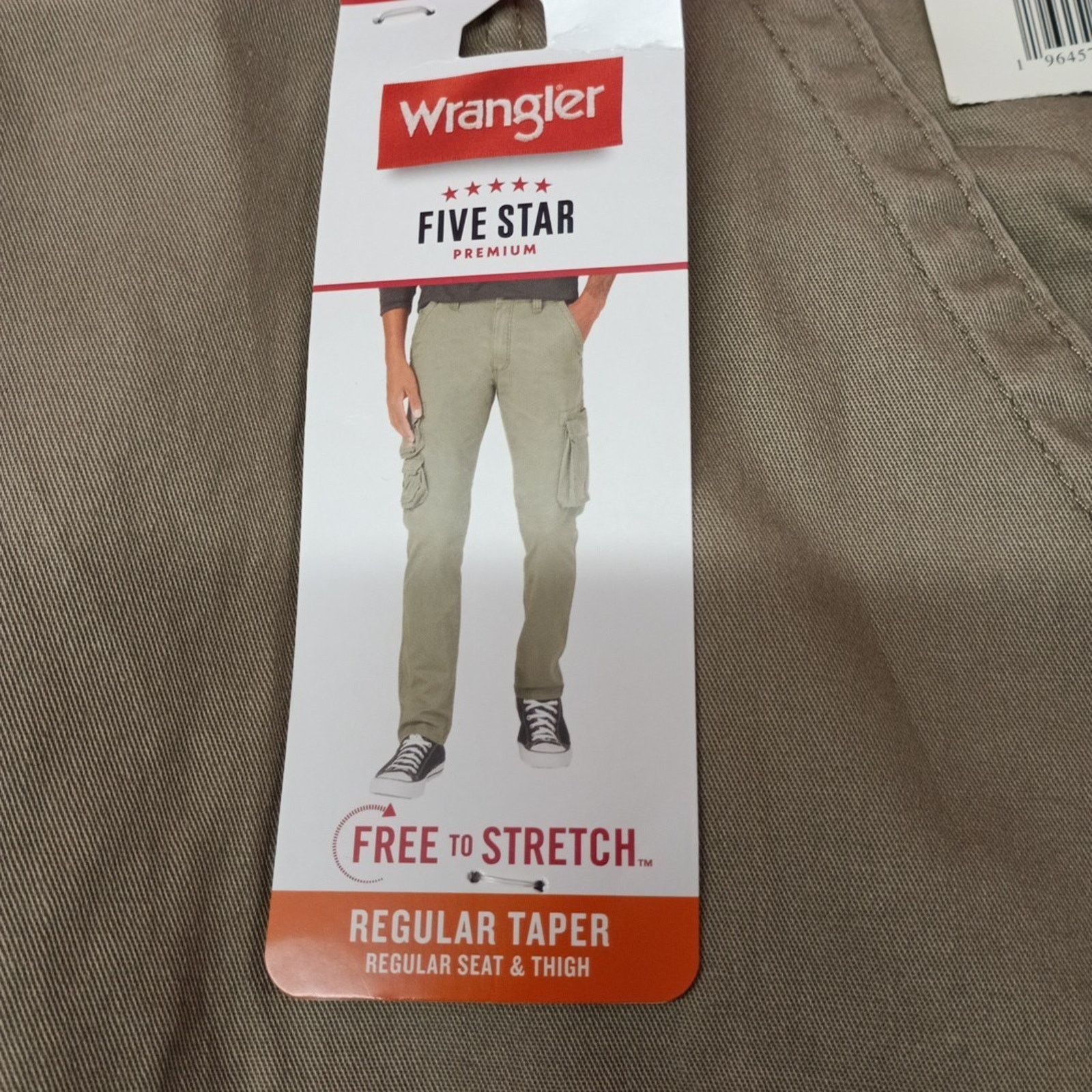 Wrangler Wrangler Regular Fit Cargo Pants Men’s Size 42x30 Beige Size US 42 / EU 58 - 5 Thumbnail