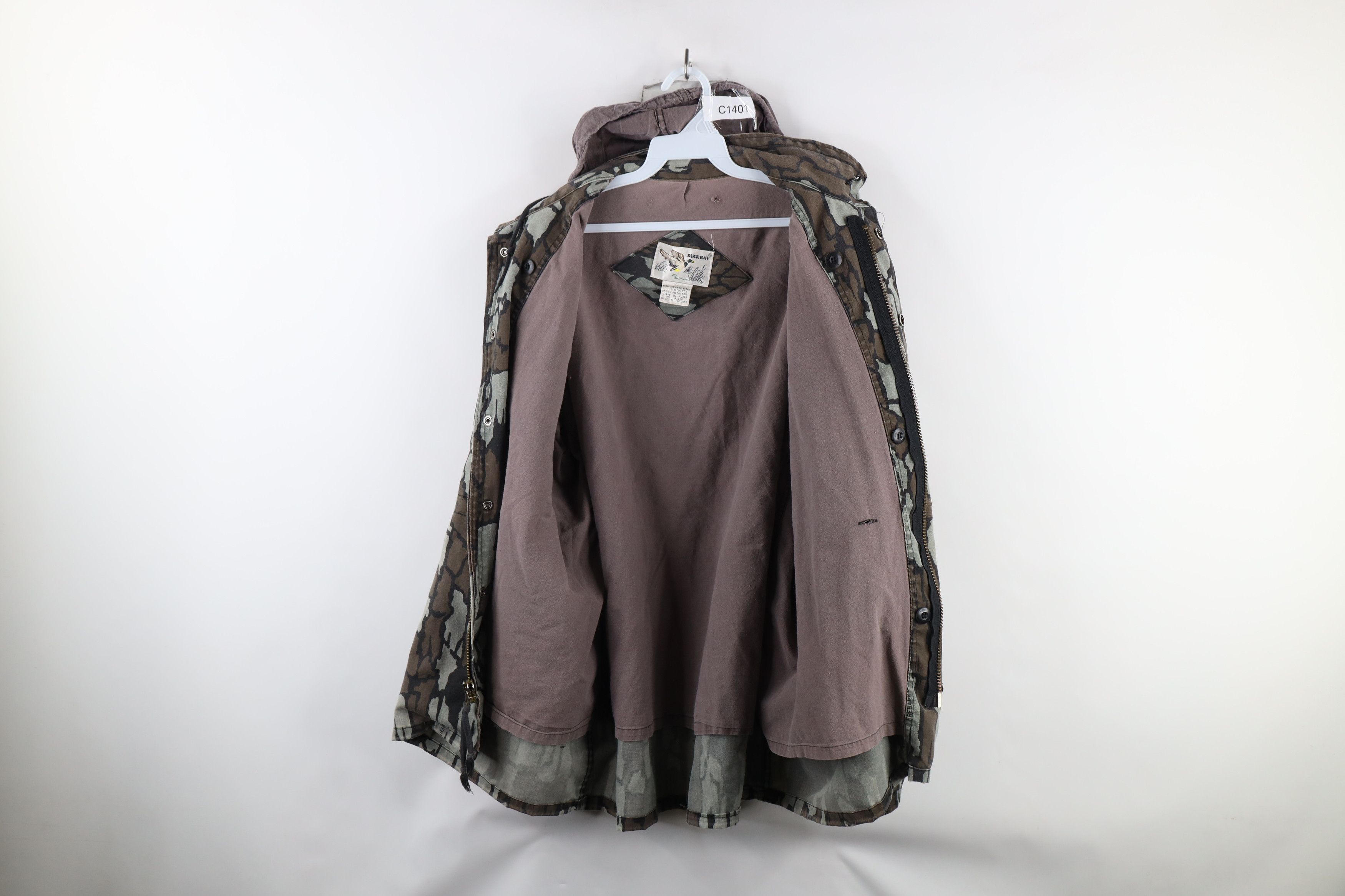 Vintage Vintage 80s Streetwear Camouflage Hooded Parka Jacket Size US L / EU 52-54 / 3 - 12 Thumbnail